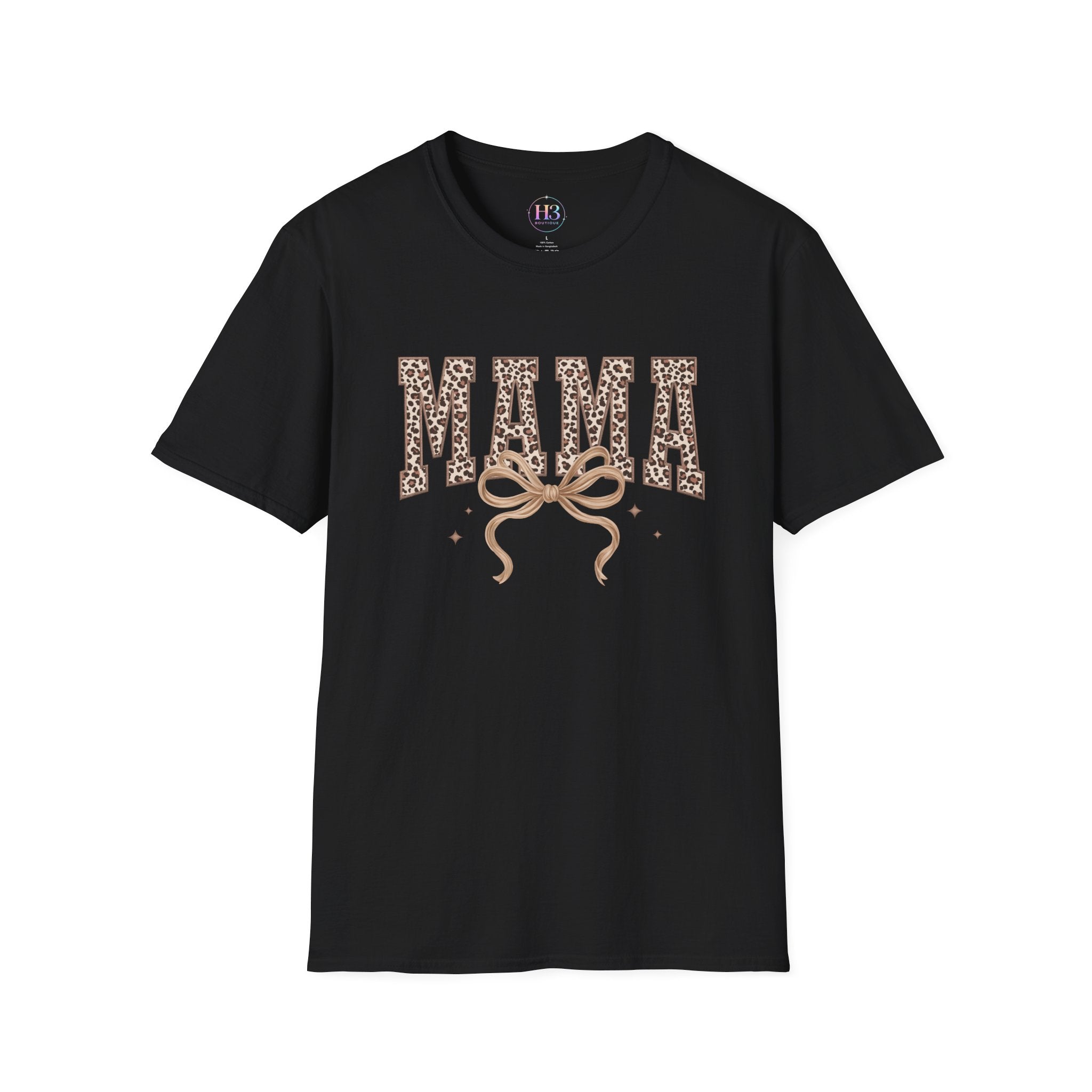 Mama Leopard Print T-Shirt