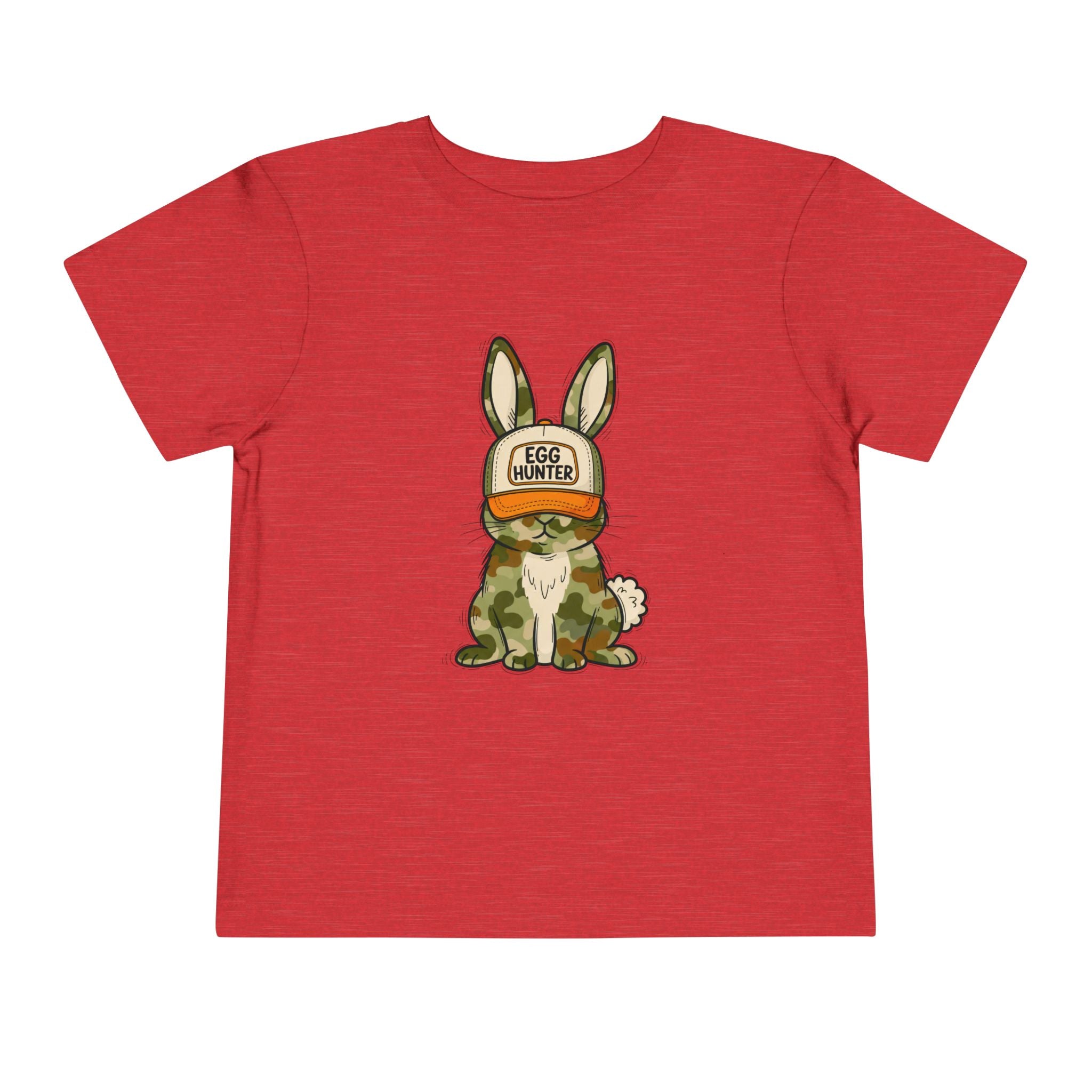 Toddler Tee — Camouflage Bunny "Egg Hunter" Easter Shirt