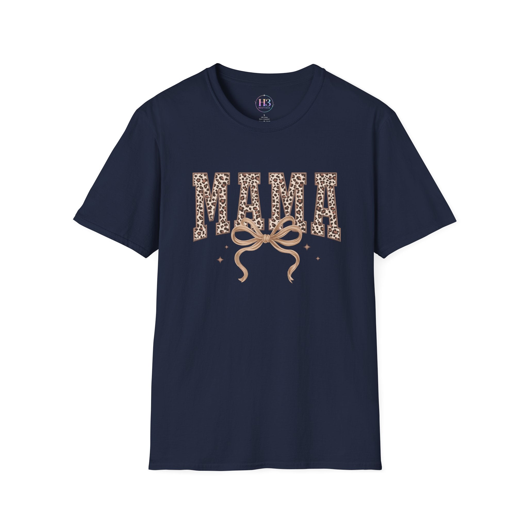 Mama Leopard Print T-Shirt