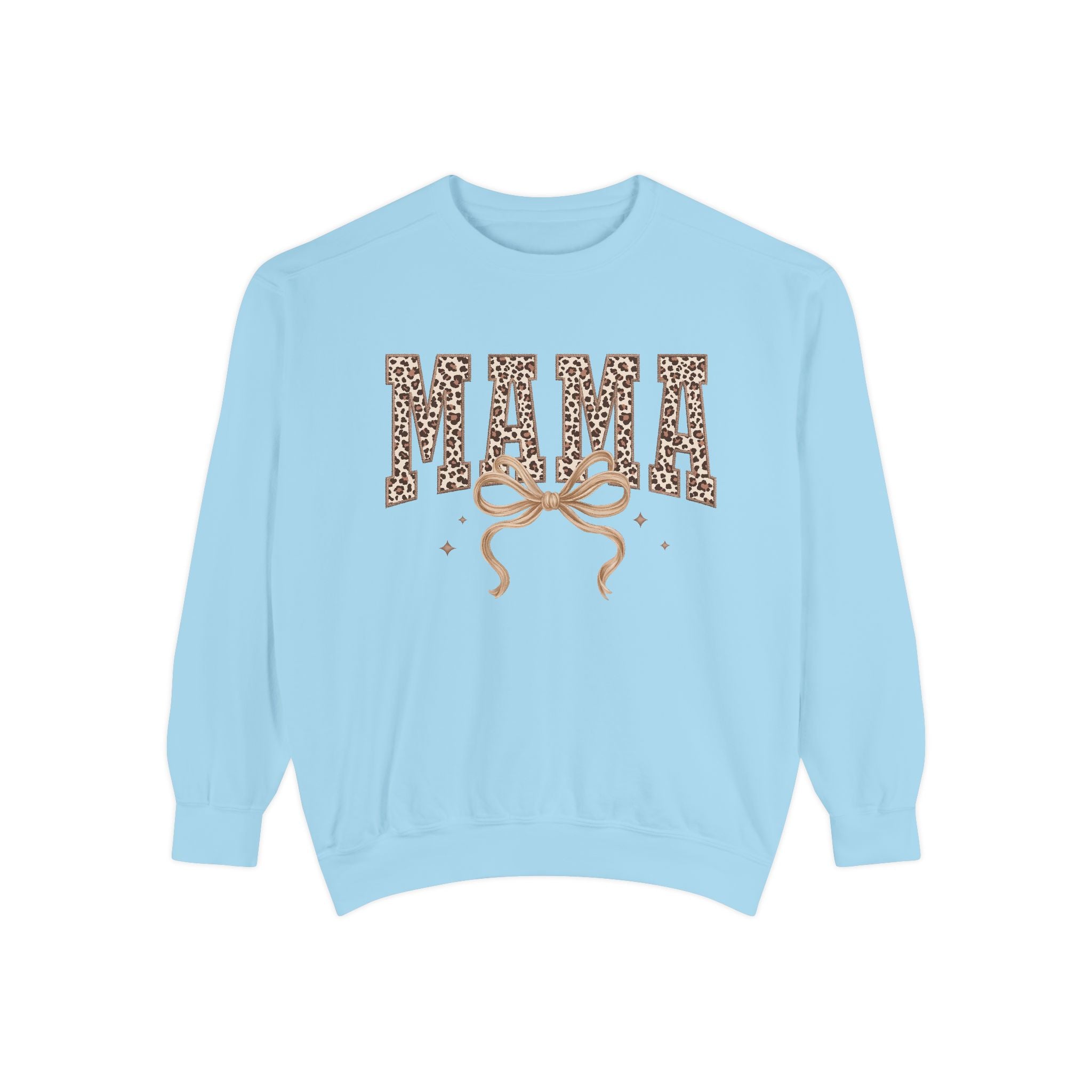 Mama Leopard Print Sweatshirt — Crewneck