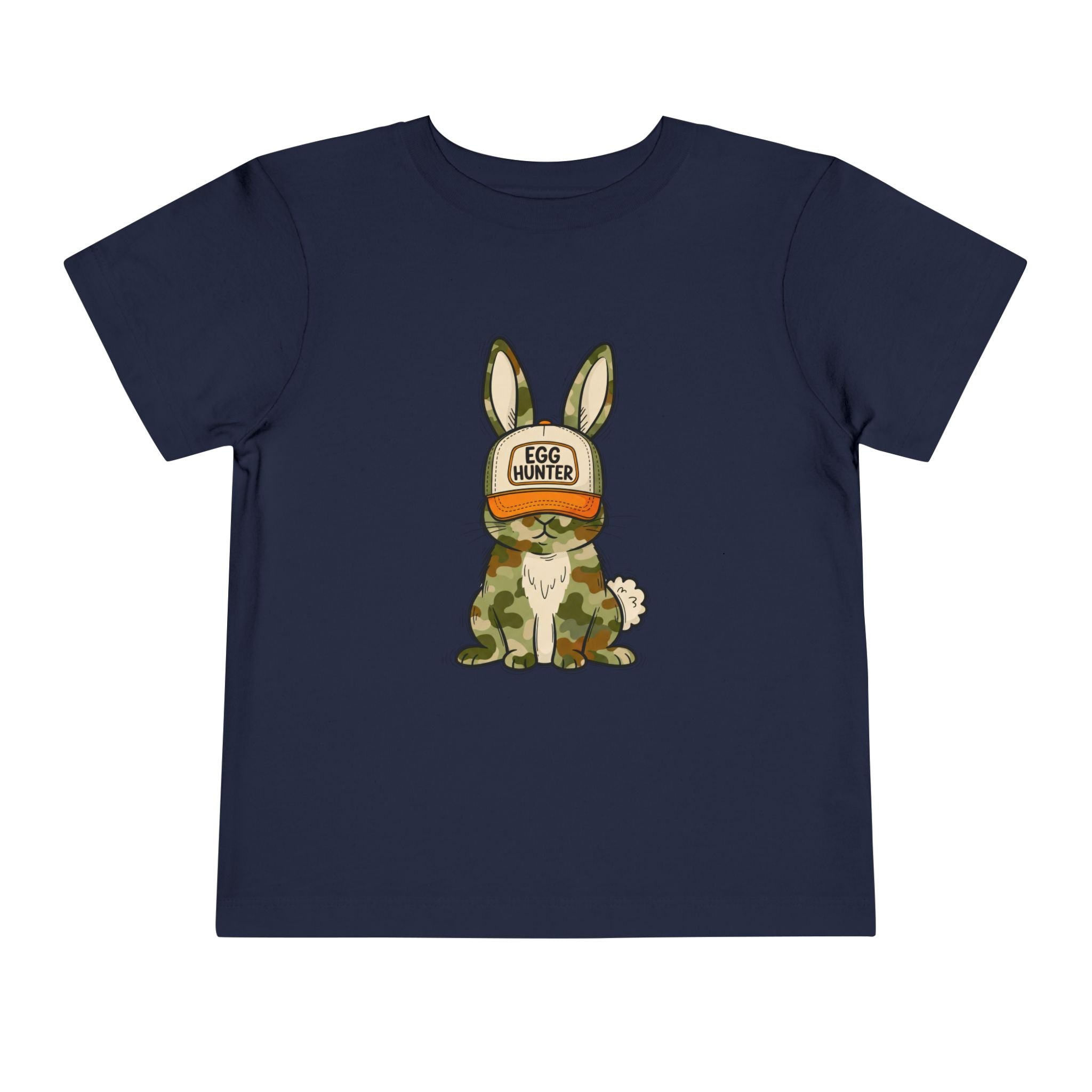 Toddler Tee — Camouflage Bunny "Egg Hunter" Easter Shirt