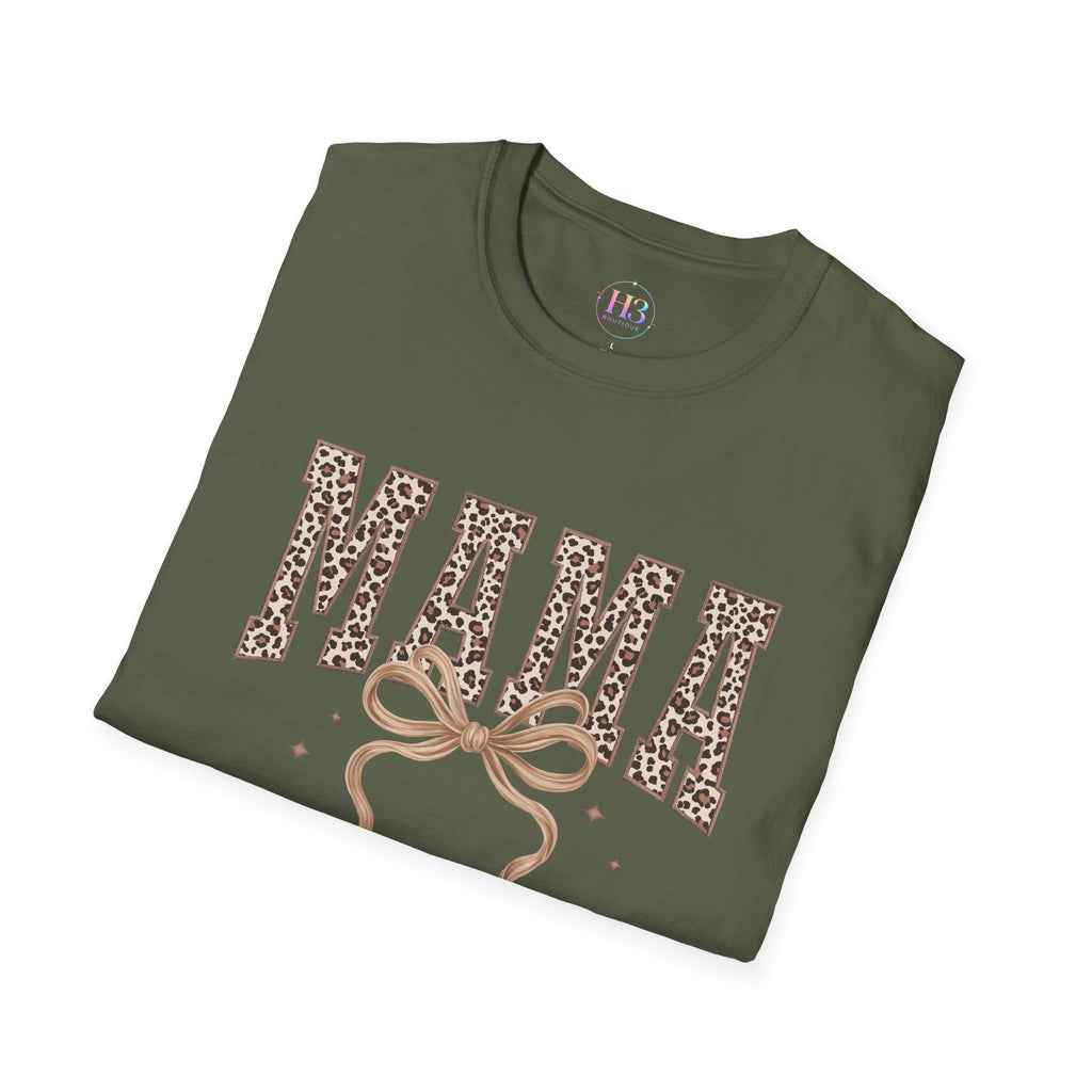 Mama Leopard Print T-Shirt