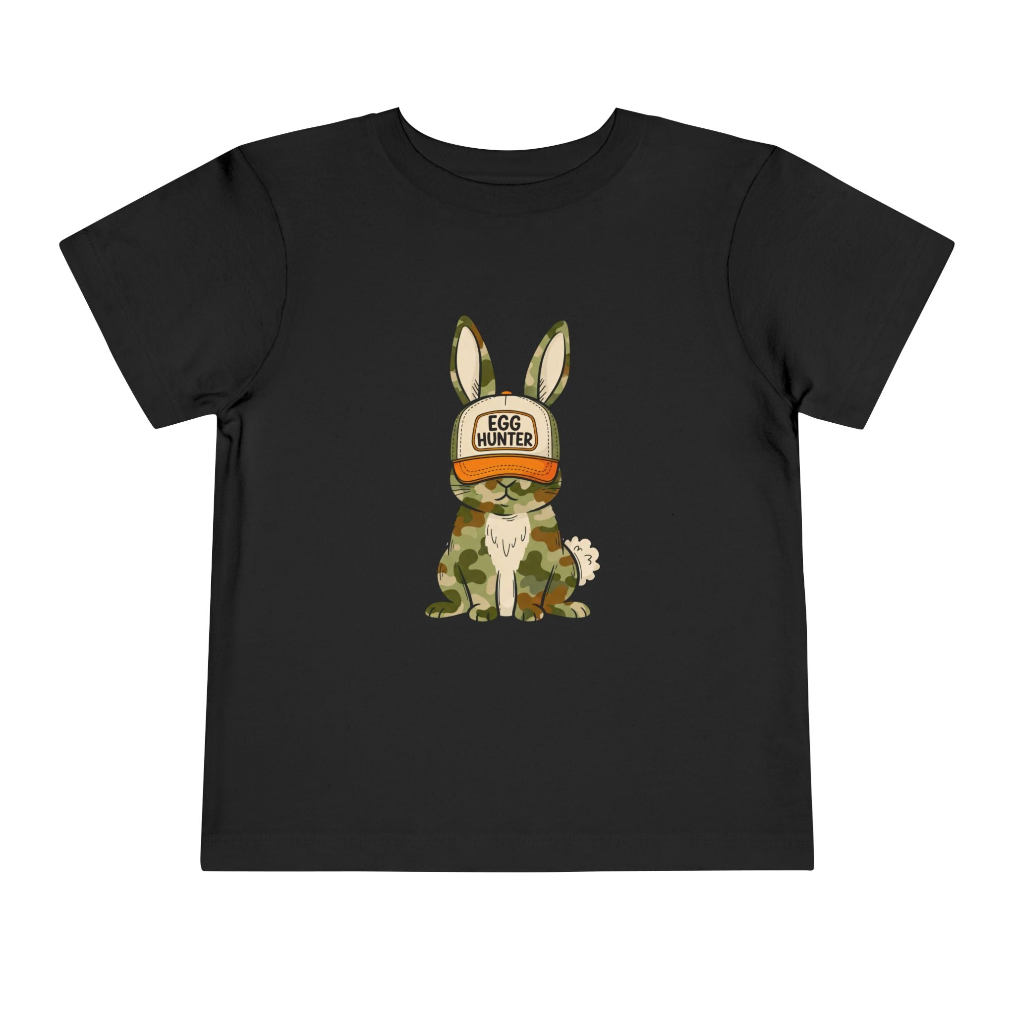 Toddler Tee — Camouflage Bunny "Egg Hunter" Easter Shirt