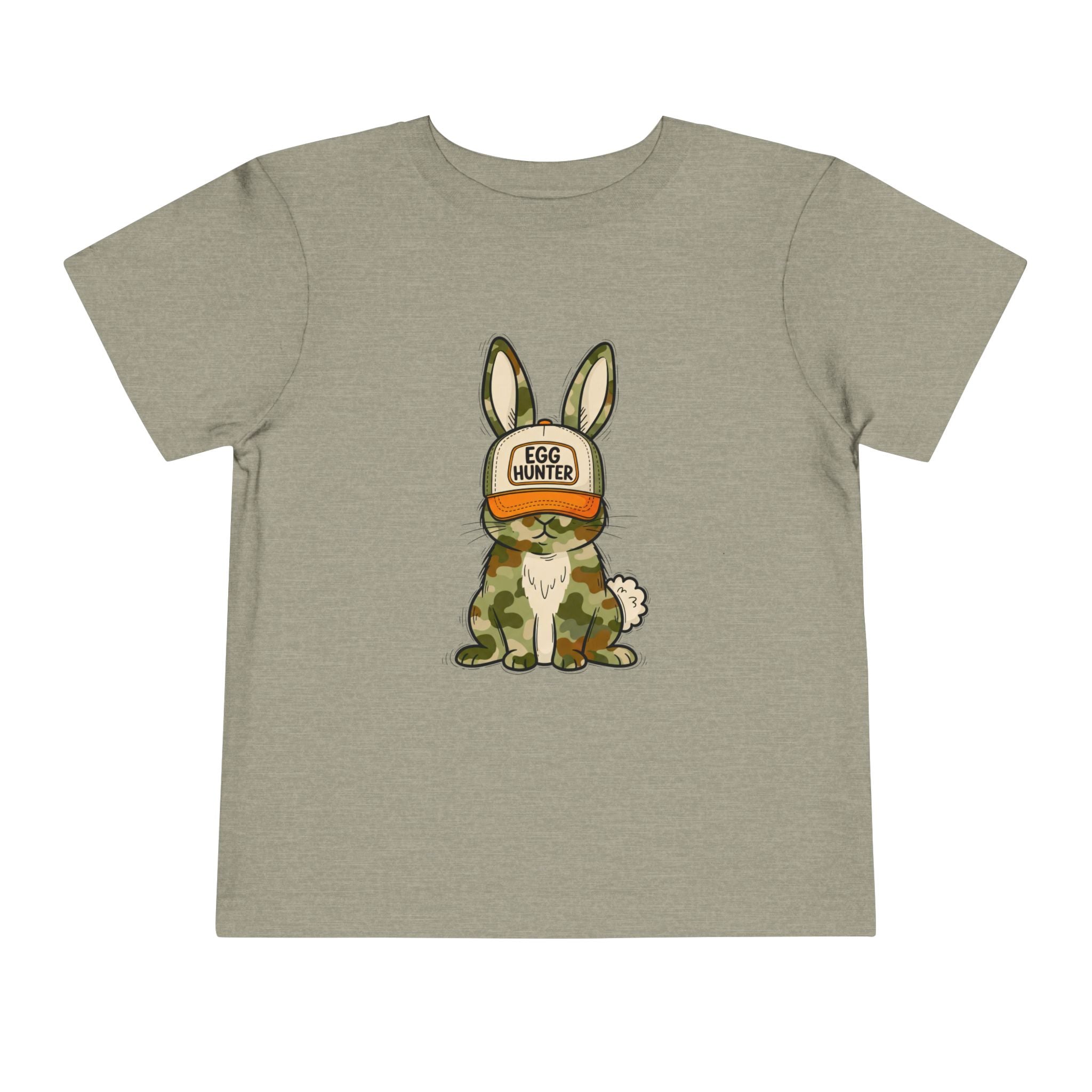 Toddler Tee — Camouflage Bunny "Egg Hunter" Easter Shirt
