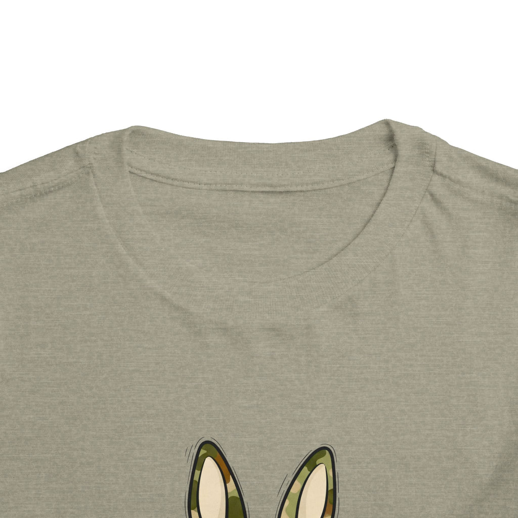 Toddler Tee — Camouflage Bunny "Egg Hunter" Easter Shirt