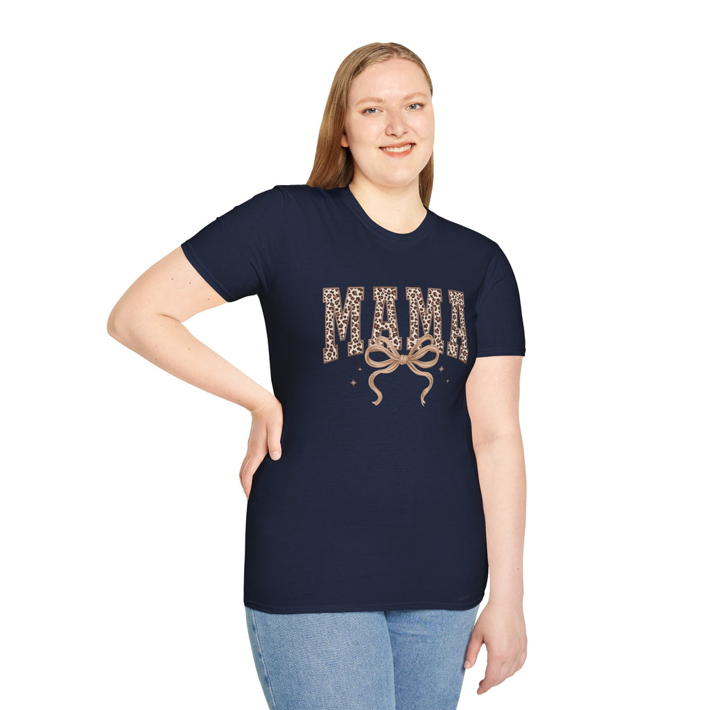 Mama Leopard Print T-Shirt
