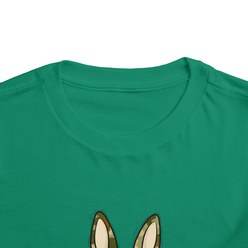 Toddler Tee — Camouflage Bunny "Egg Hunter" Easter Shirt