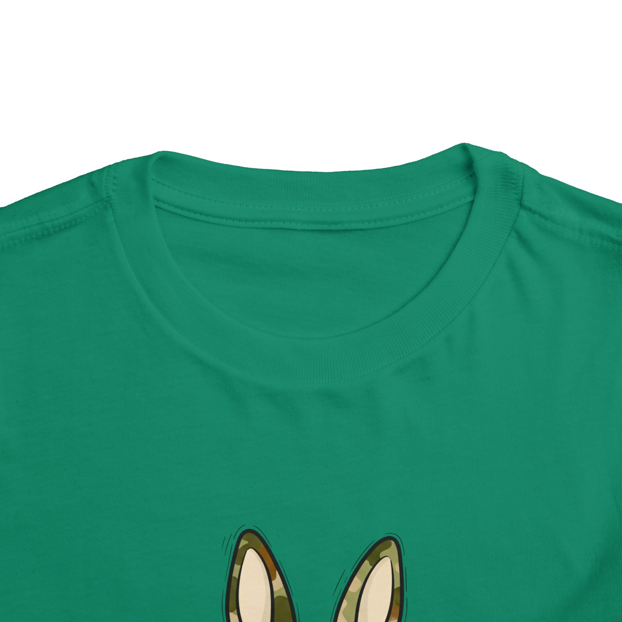 Toddler Tee — Camouflage Bunny "Egg Hunter" Easter Shirt