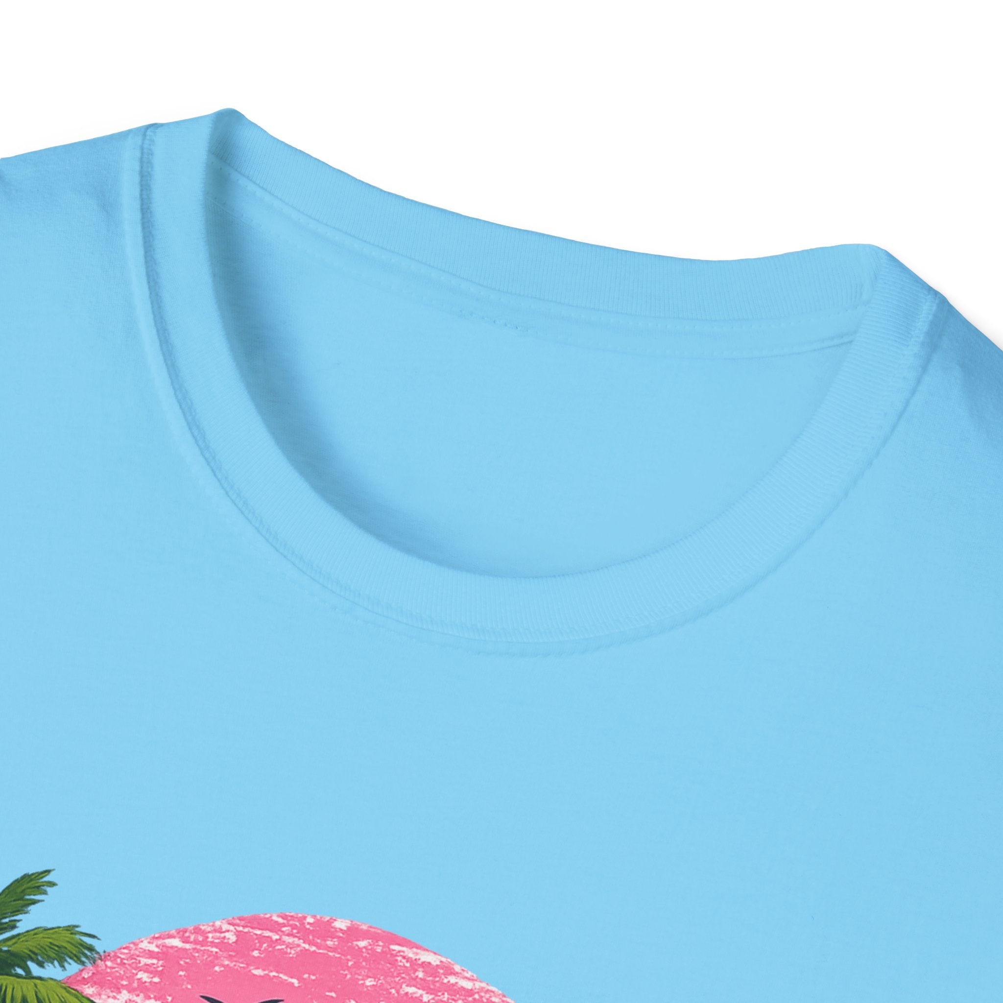 Salty Soul Tropical Sunset T-Shirt — Beach Palm Trees Retro Surf Tee