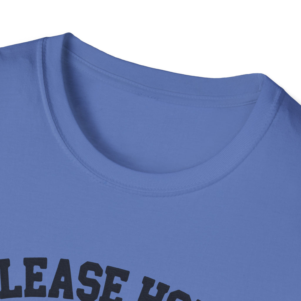 T-Shirt — "Please Hold I'm Mentally Buffering" Funny Mental Health Awareness Tee