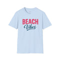 Beach Vibes T-Shirt — Casual Summer Tee with Retro Script
