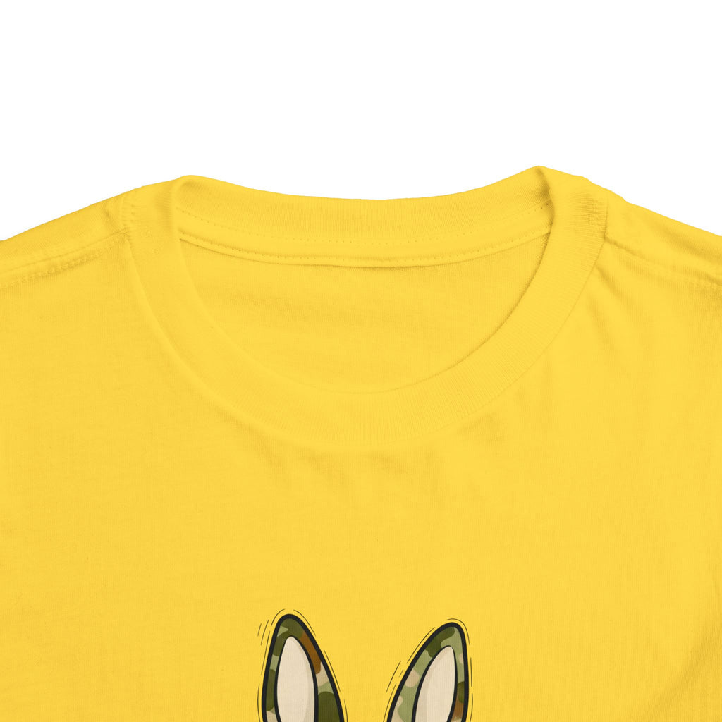 Toddler Tee — Camouflage Bunny "Egg Hunter" Easter Shirt