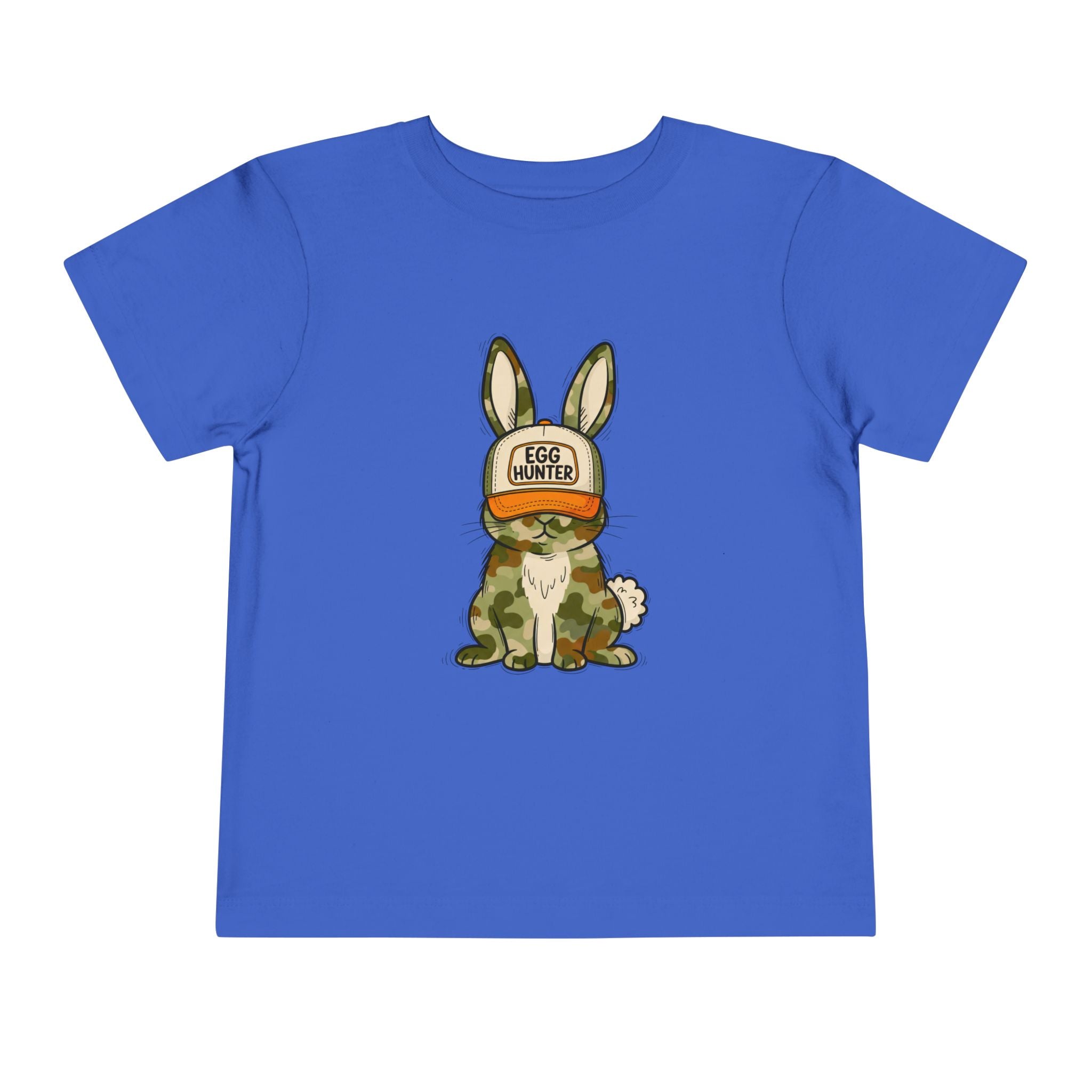 Toddler Tee — Camouflage Bunny "Egg Hunter" Easter Shirt