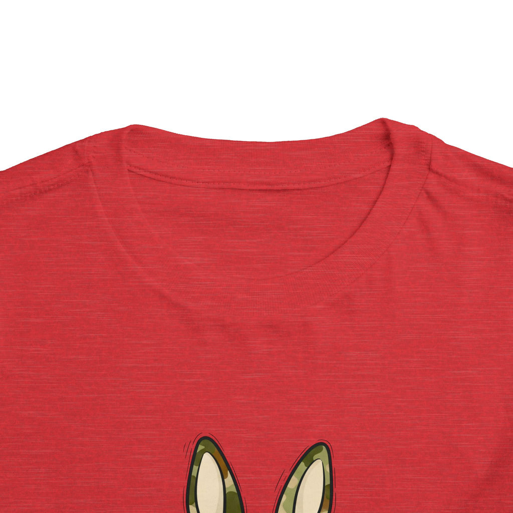 Toddler Tee — Camouflage Bunny "Egg Hunter" Easter Shirt