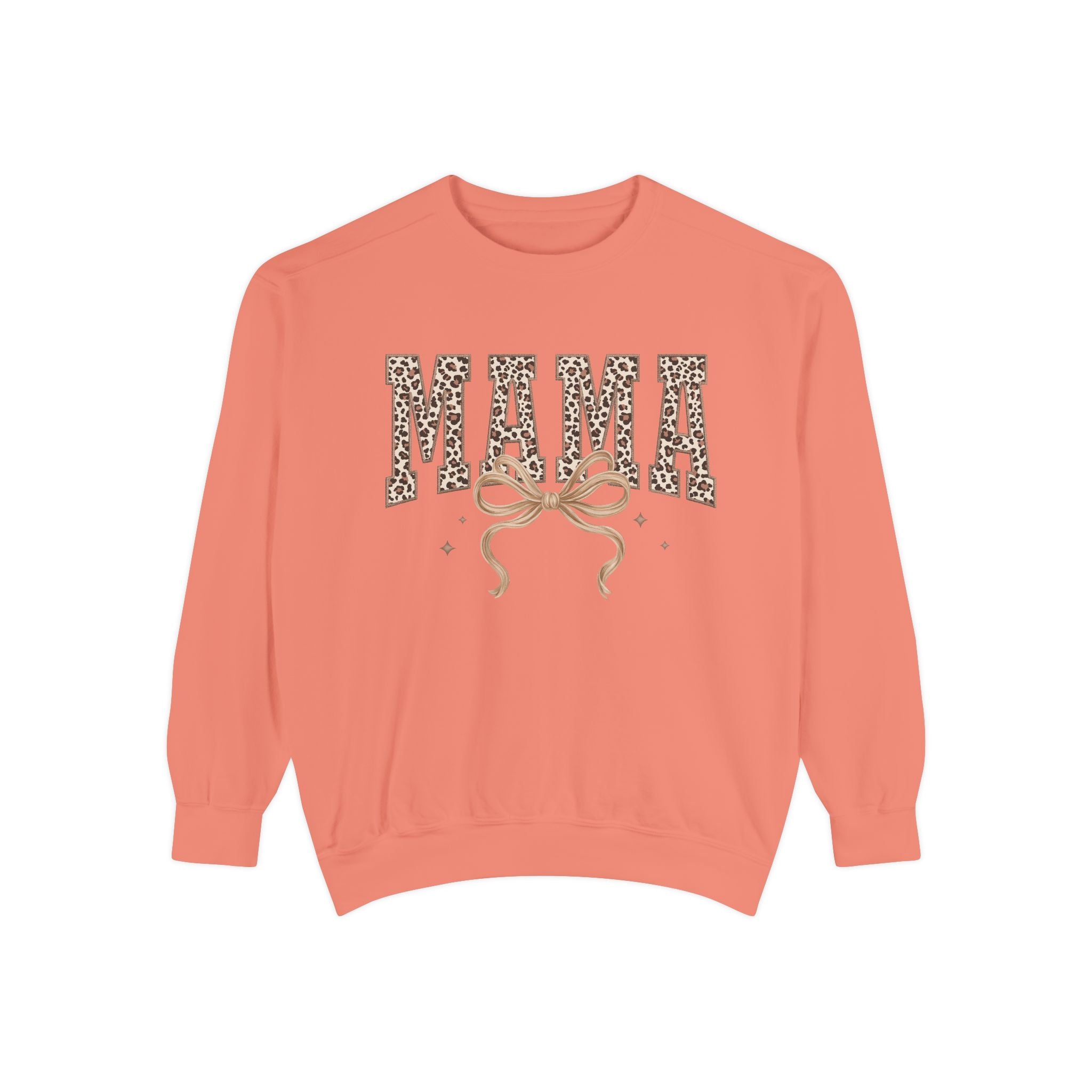 Mama Leopard Print Sweatshirt — Crewneck