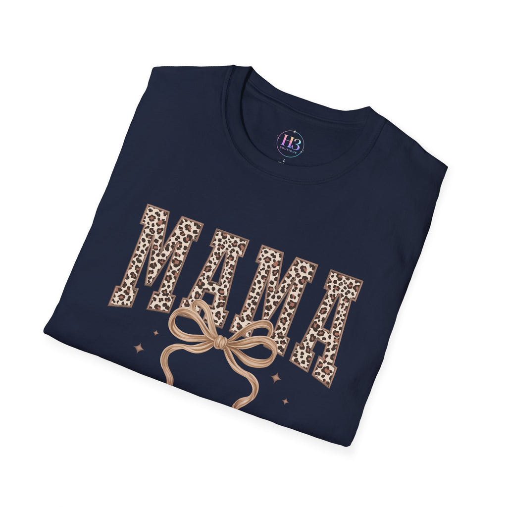 Mama Leopard Print T-Shirt