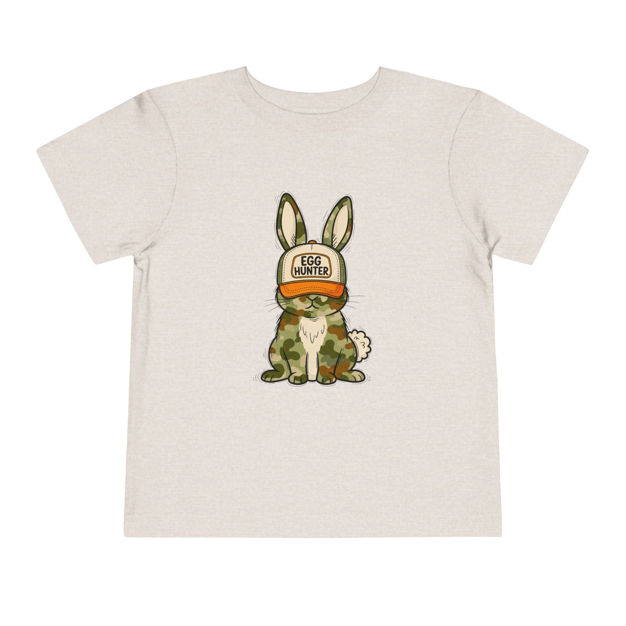 Toddler Tee — Camouflage Bunny "Egg Hunter" Easter Shirt