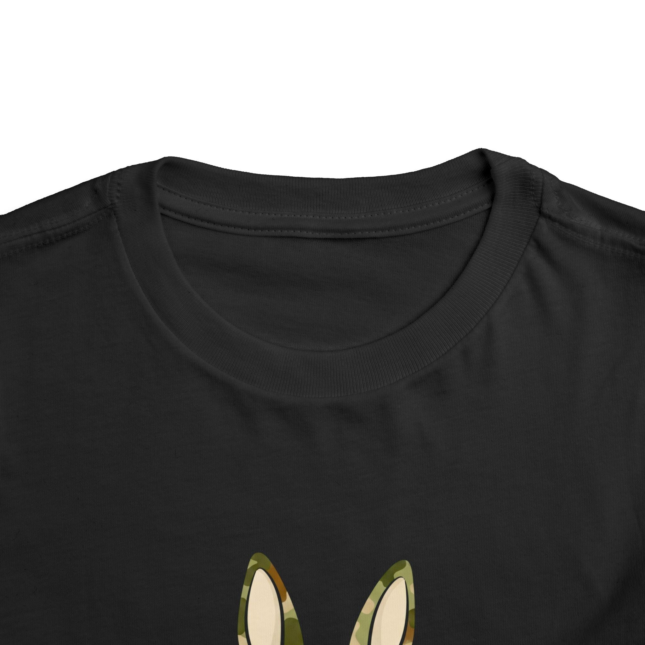 Toddler Tee — Camouflage Bunny "Egg Hunter" Easter Shirt