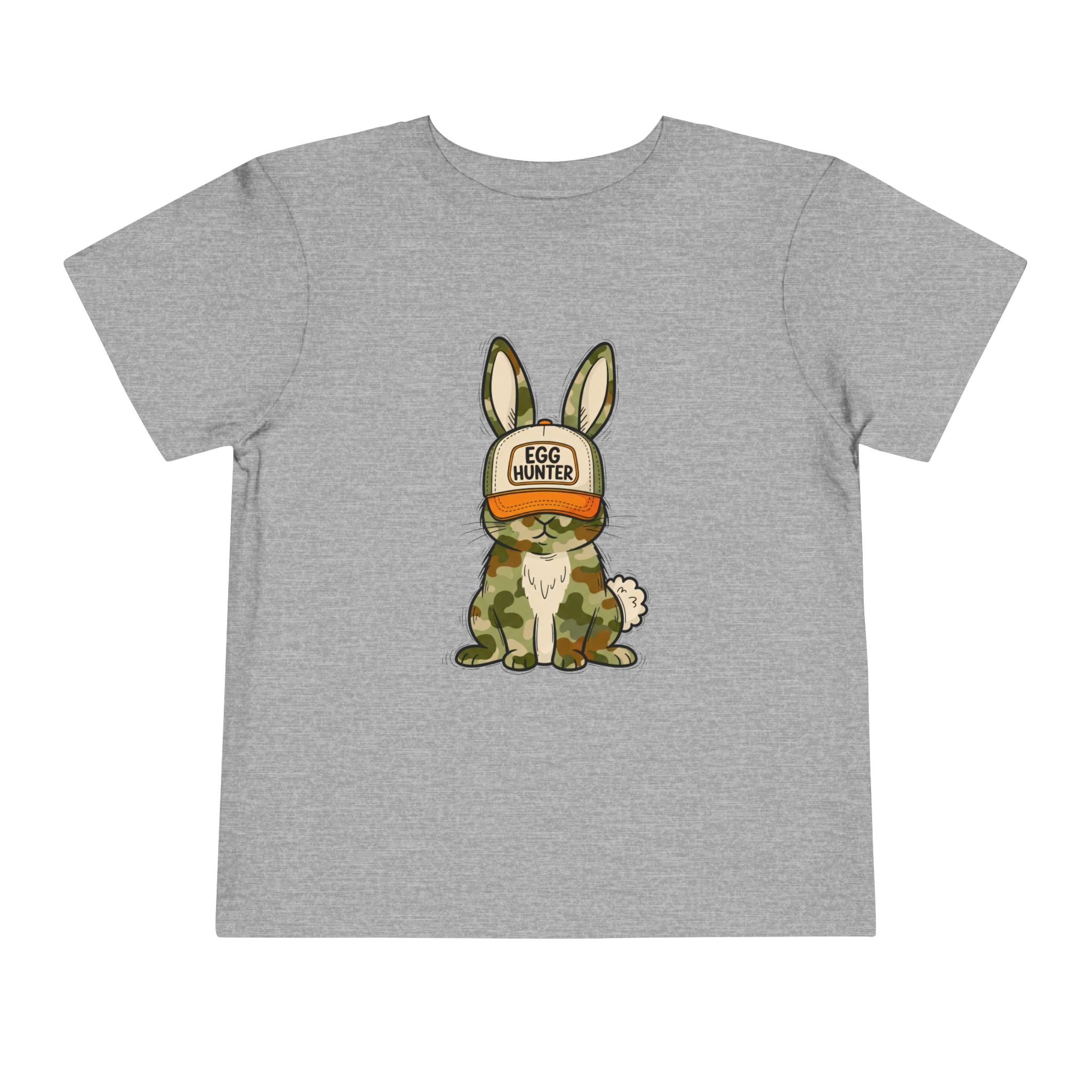 Toddler Tee — Camouflage Bunny "Egg Hunter" Easter Shirt