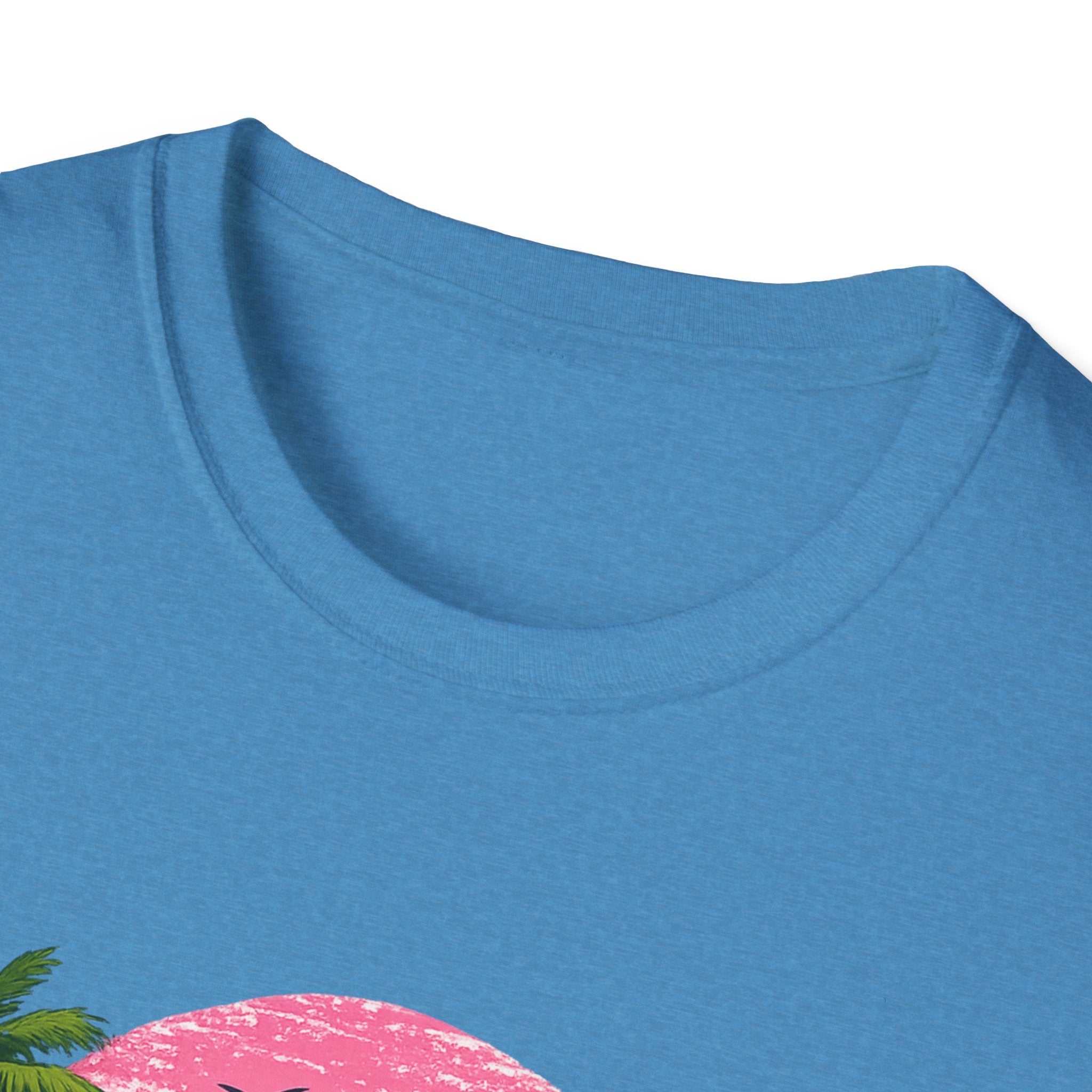 Salty Soul Tropical Sunset T-Shirt — Beach Palm Trees Retro Surf Tee
