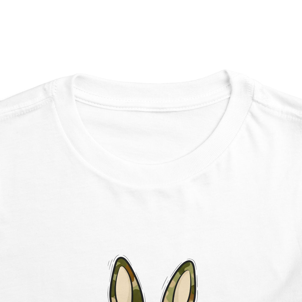 Toddler Tee — Camouflage Bunny "Egg Hunter" Easter Shirt