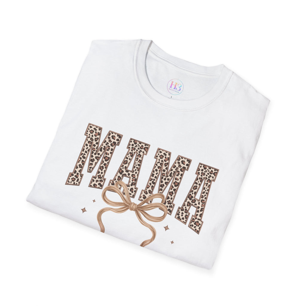 Mama Leopard Print T-Shirt
