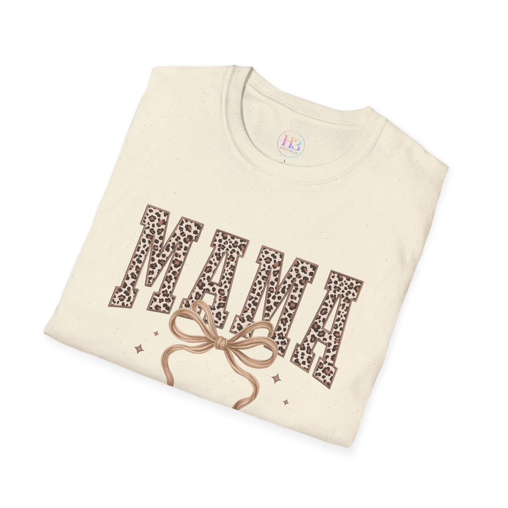 Mama Leopard Print T-Shirt