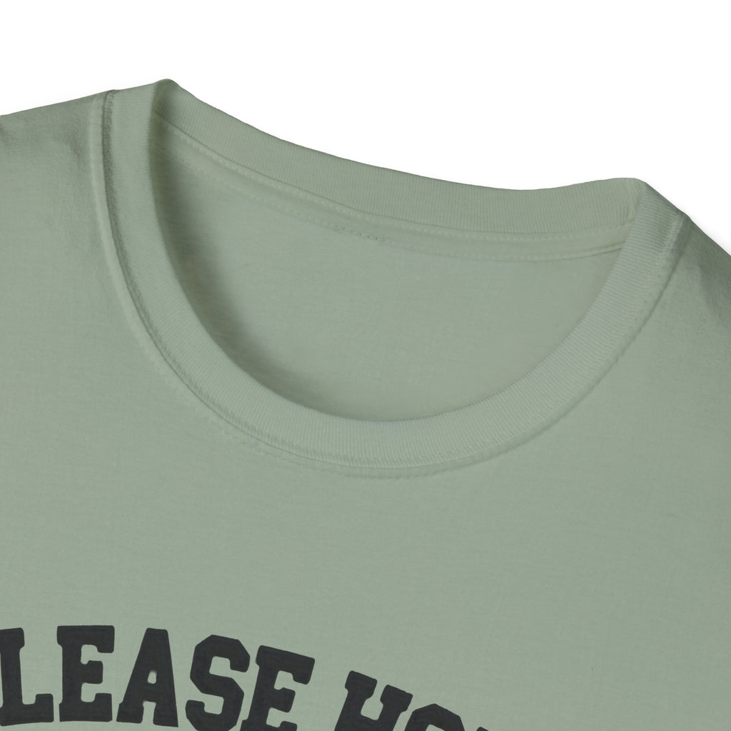 T-Shirt — "Please Hold I'm Mentally Buffering" Funny Mental Health Awareness Tee