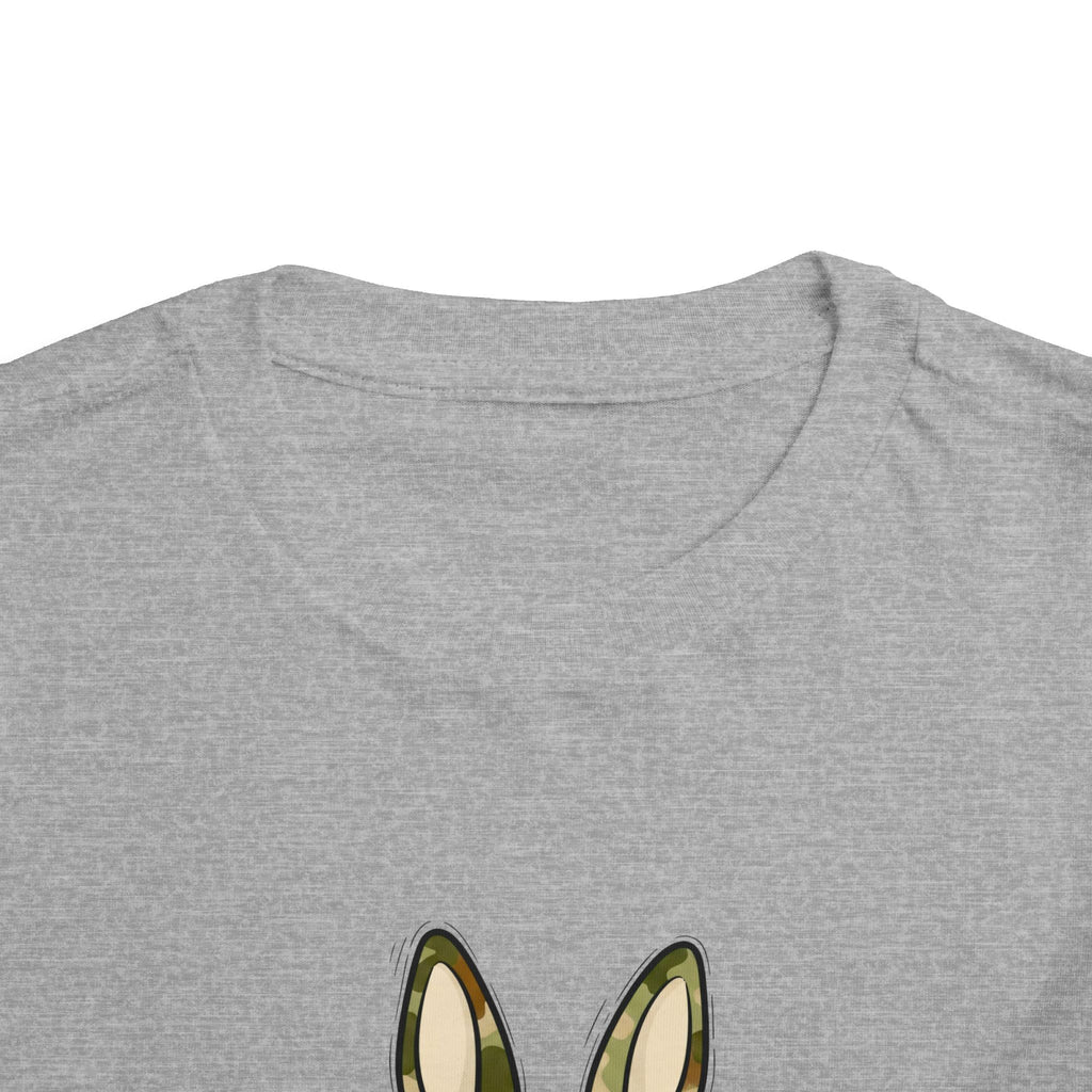 Toddler Tee — Camouflage Bunny "Egg Hunter" Easter Shirt