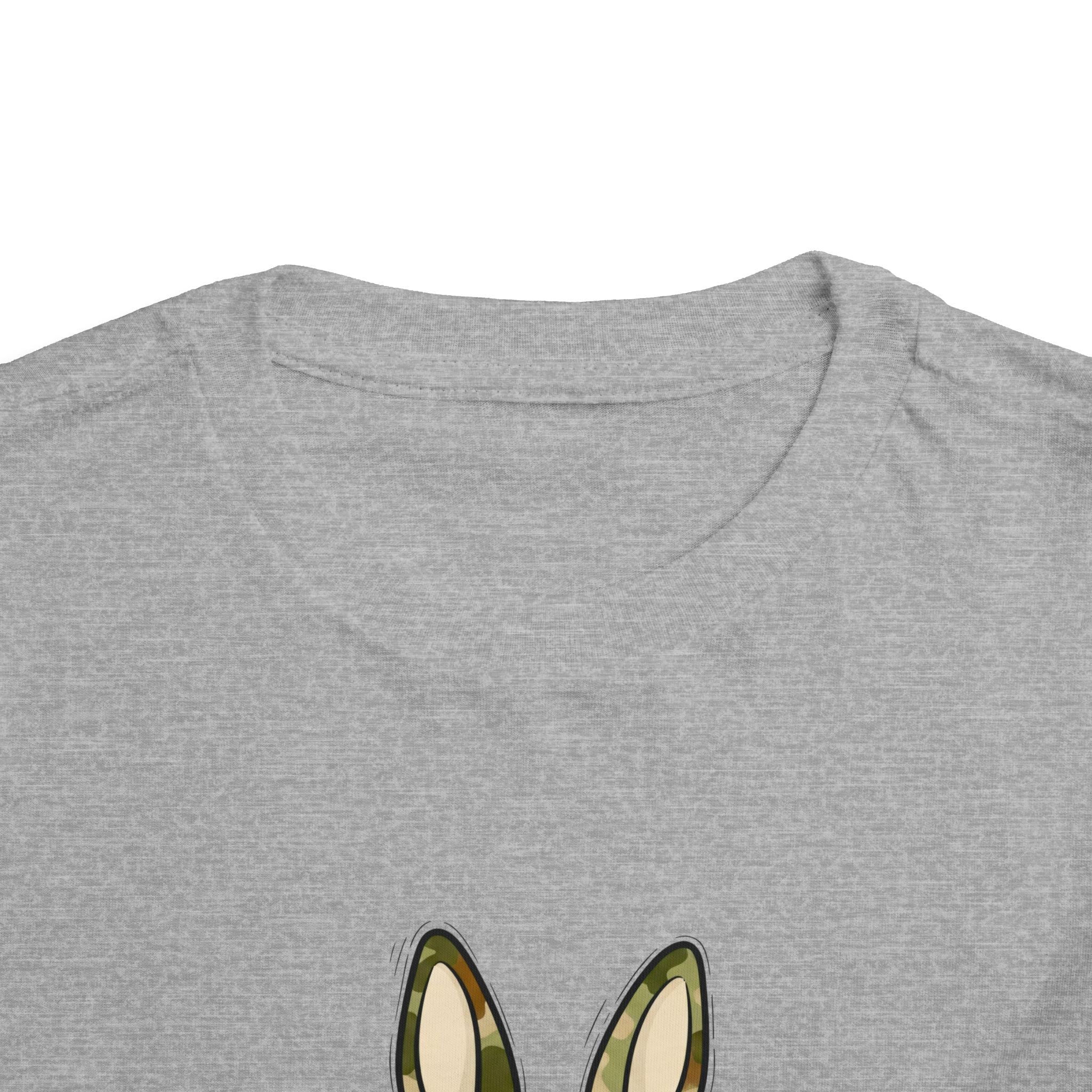 Toddler Tee — Camouflage Bunny "Egg Hunter" Easter Shirt