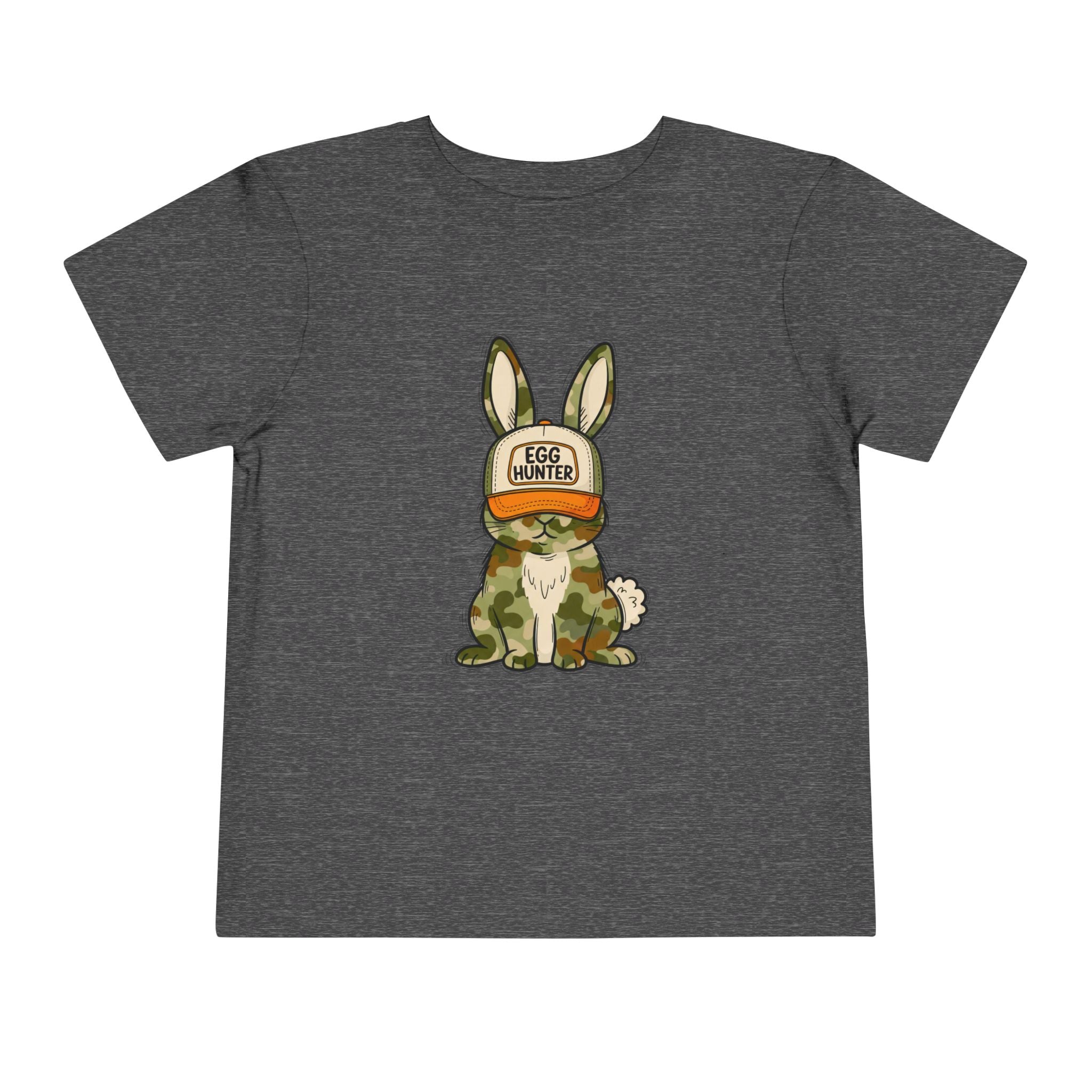 Toddler Tee — Camouflage Bunny "Egg Hunter" Easter Shirt