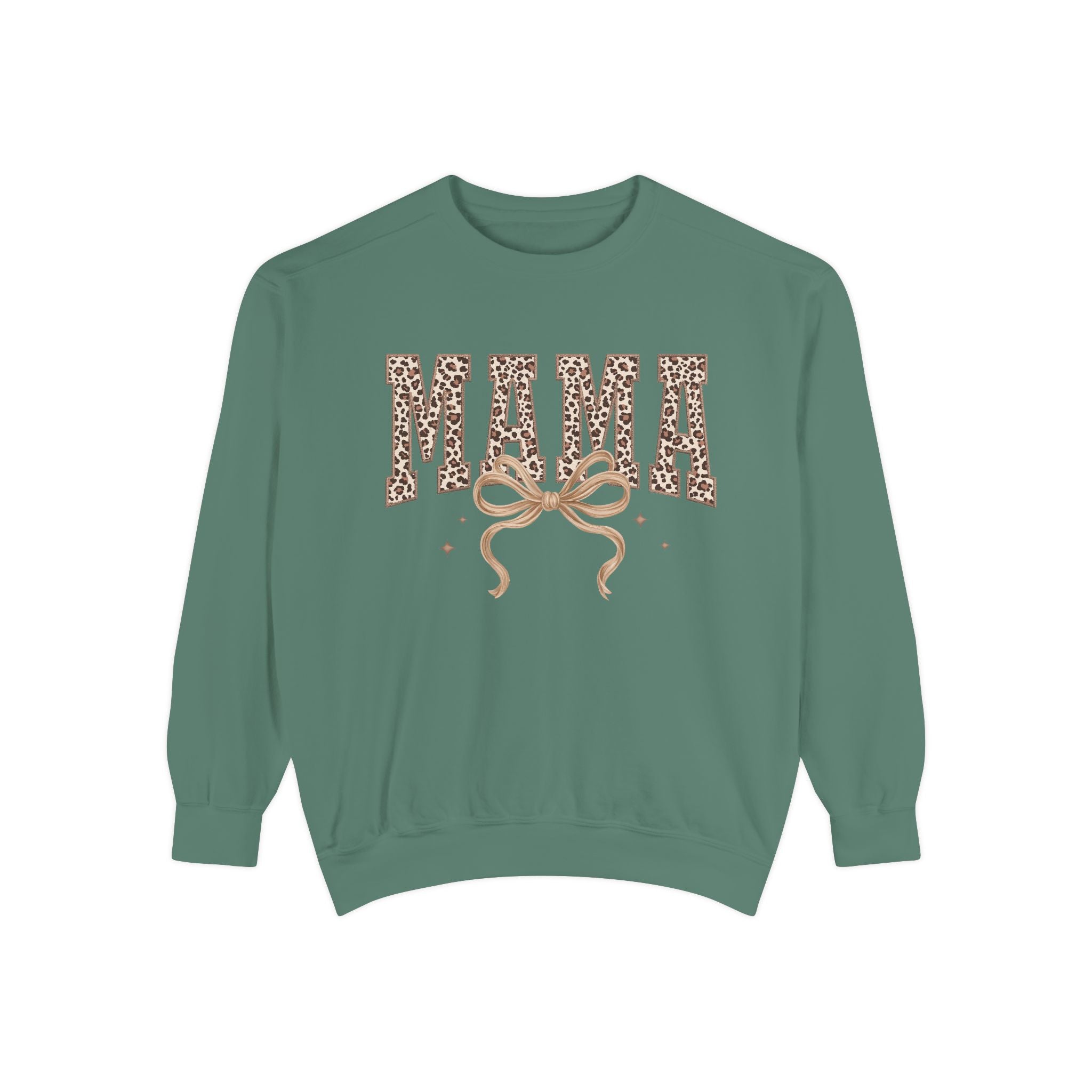 Mama Leopard Print Sweatshirt — Crewneck