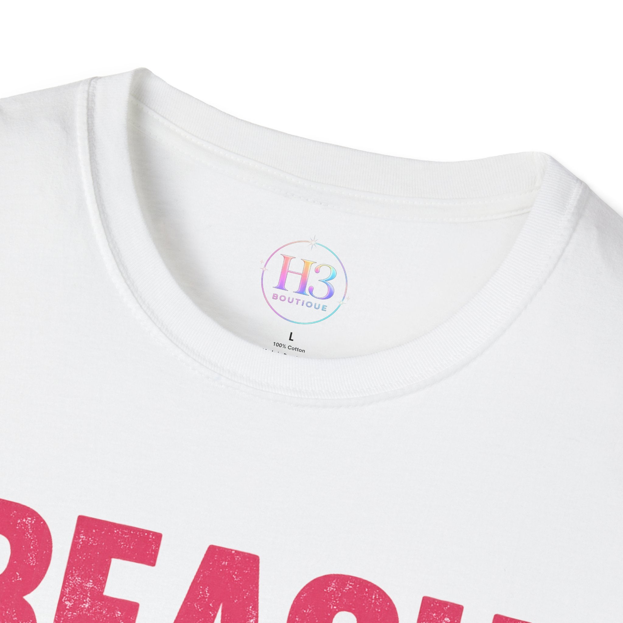 Beach Vibes T-Shirt — Casual Summer Tee with Retro Script