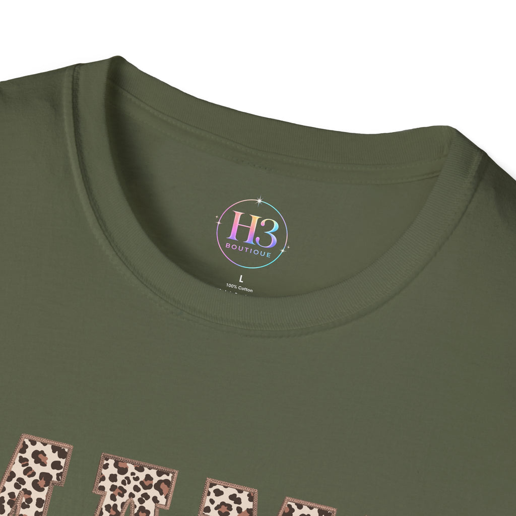 Mama Leopard Print T-Shirt