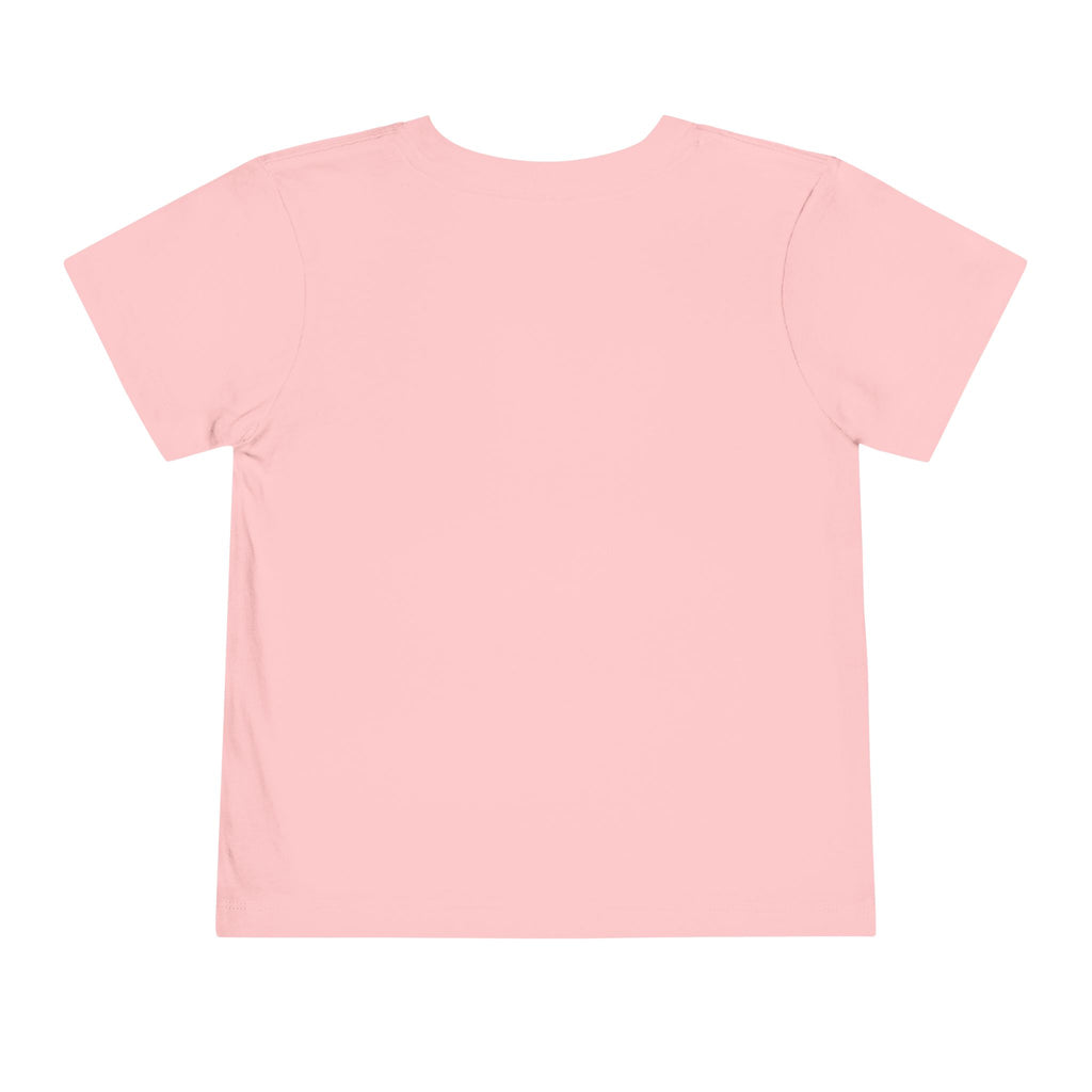 Toddler Tee — Colorful Bunny Bubble Gum Graphic