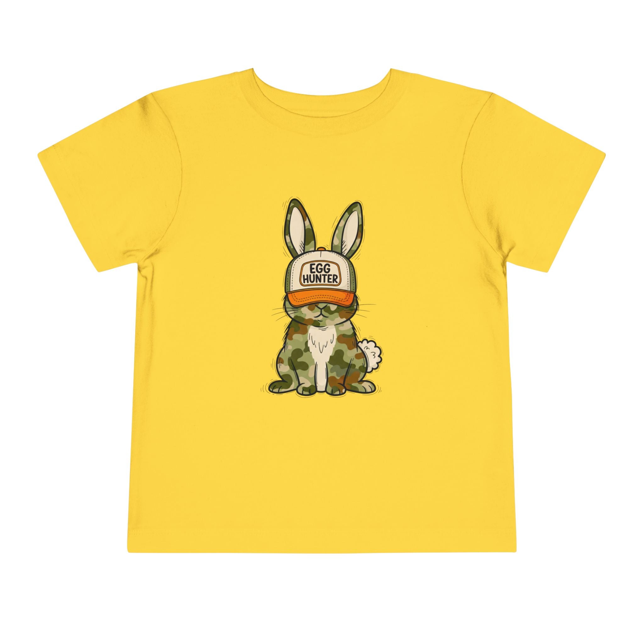 Toddler Tee — Camouflage Bunny "Egg Hunter" Easter Shirt