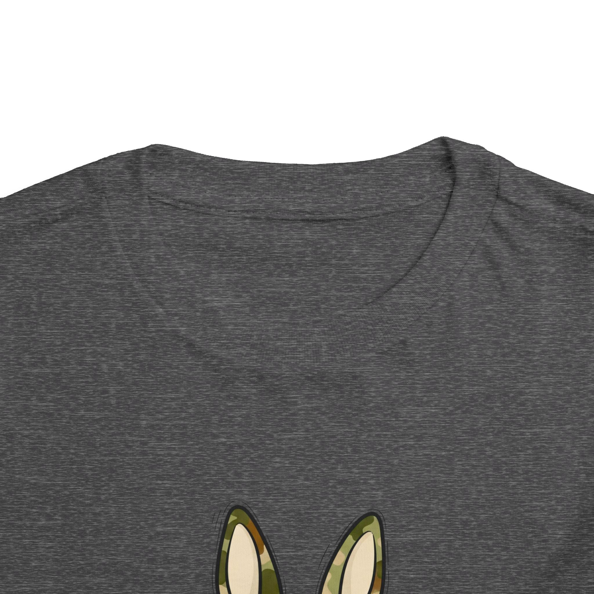 Toddler Tee — Camouflage Bunny "Egg Hunter" Easter Shirt
