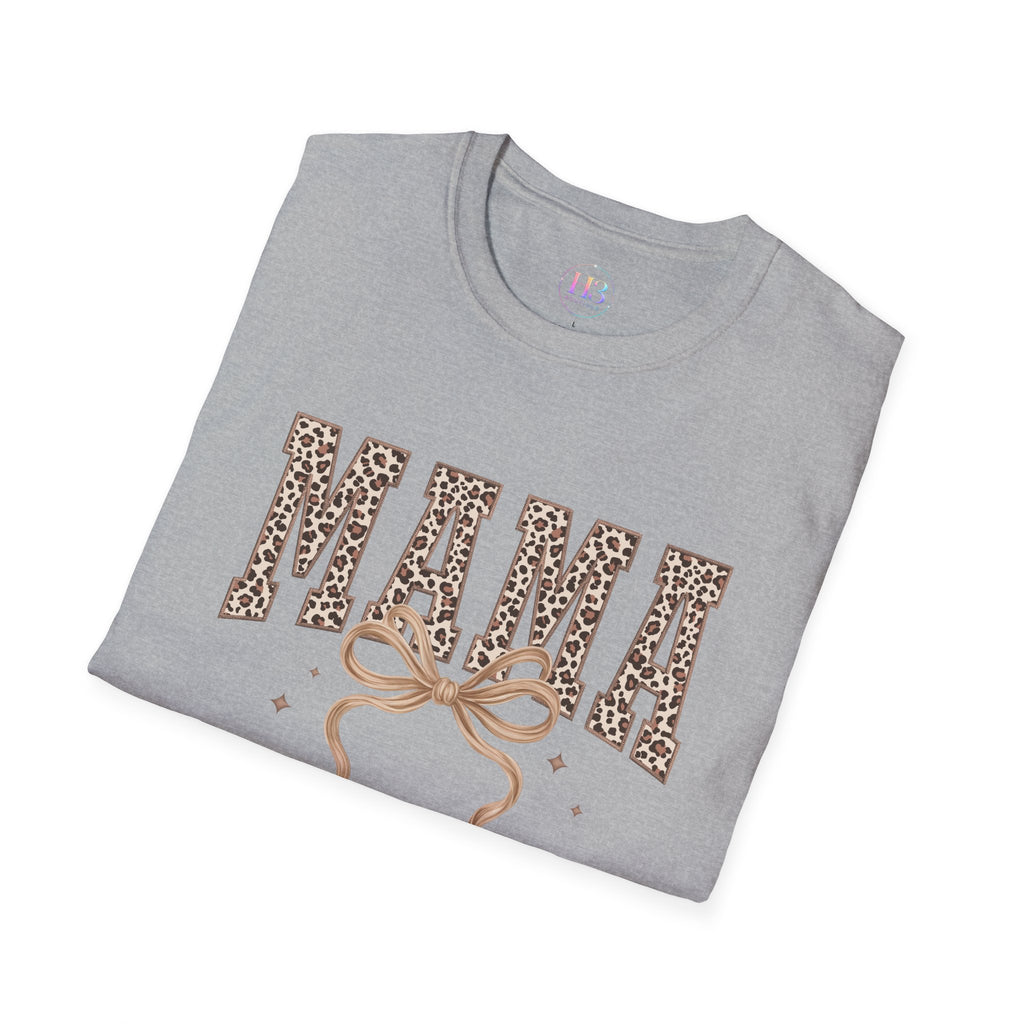 Mama Leopard Print T-Shirt
