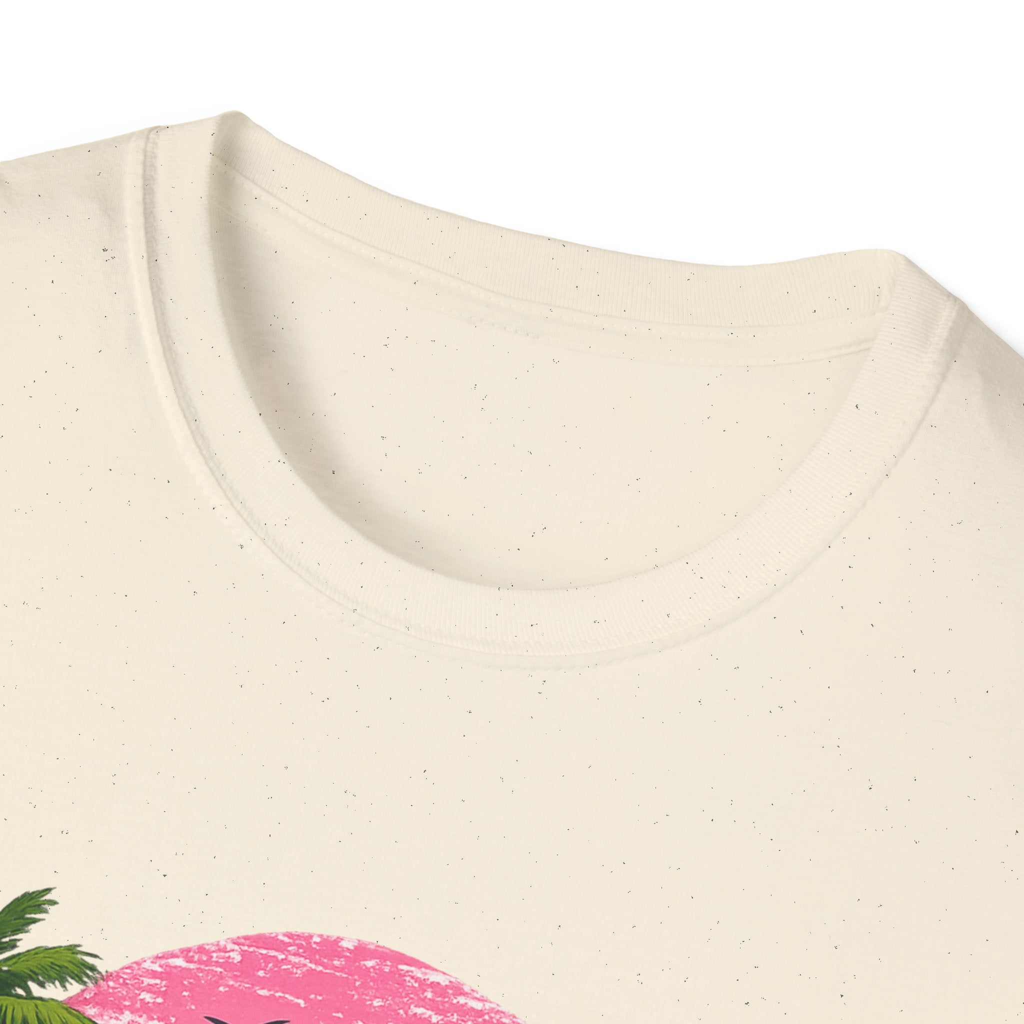 Salty Soul Tropical Sunset T-Shirt — Beach Palm Trees Retro Surf Tee