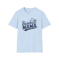 Baseball Mama T-Shirt — Cute Heart Baseball Mom Tee for Game Day