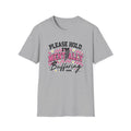 T-Shirt — "Please Hold I'm Mentally Buffering" Funny Mental Health Awareness Tee