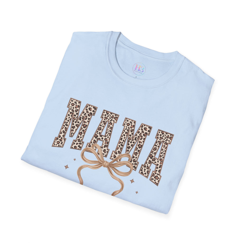 Mama Leopard Print T-Shirt