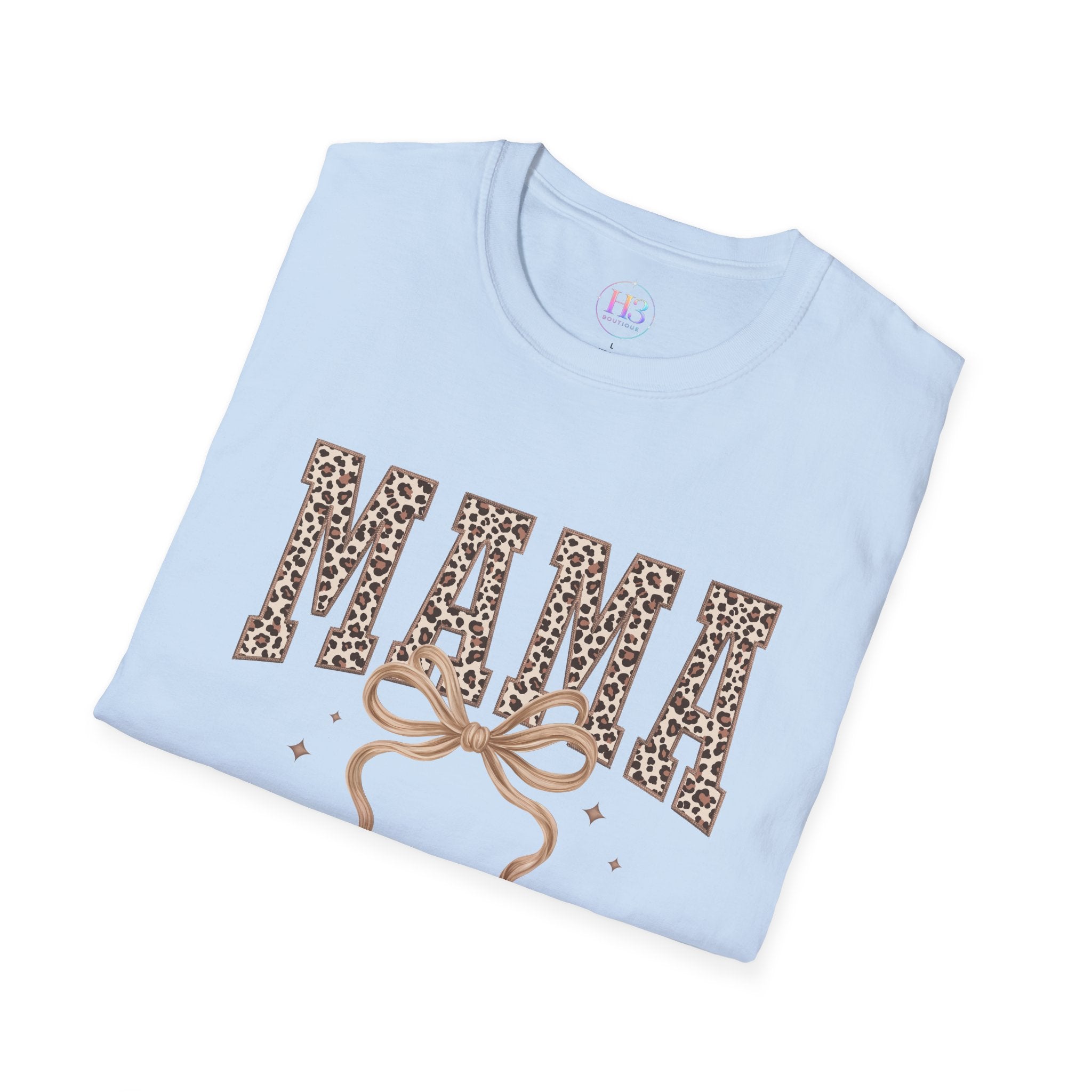 Mama Leopard Print T-Shirt