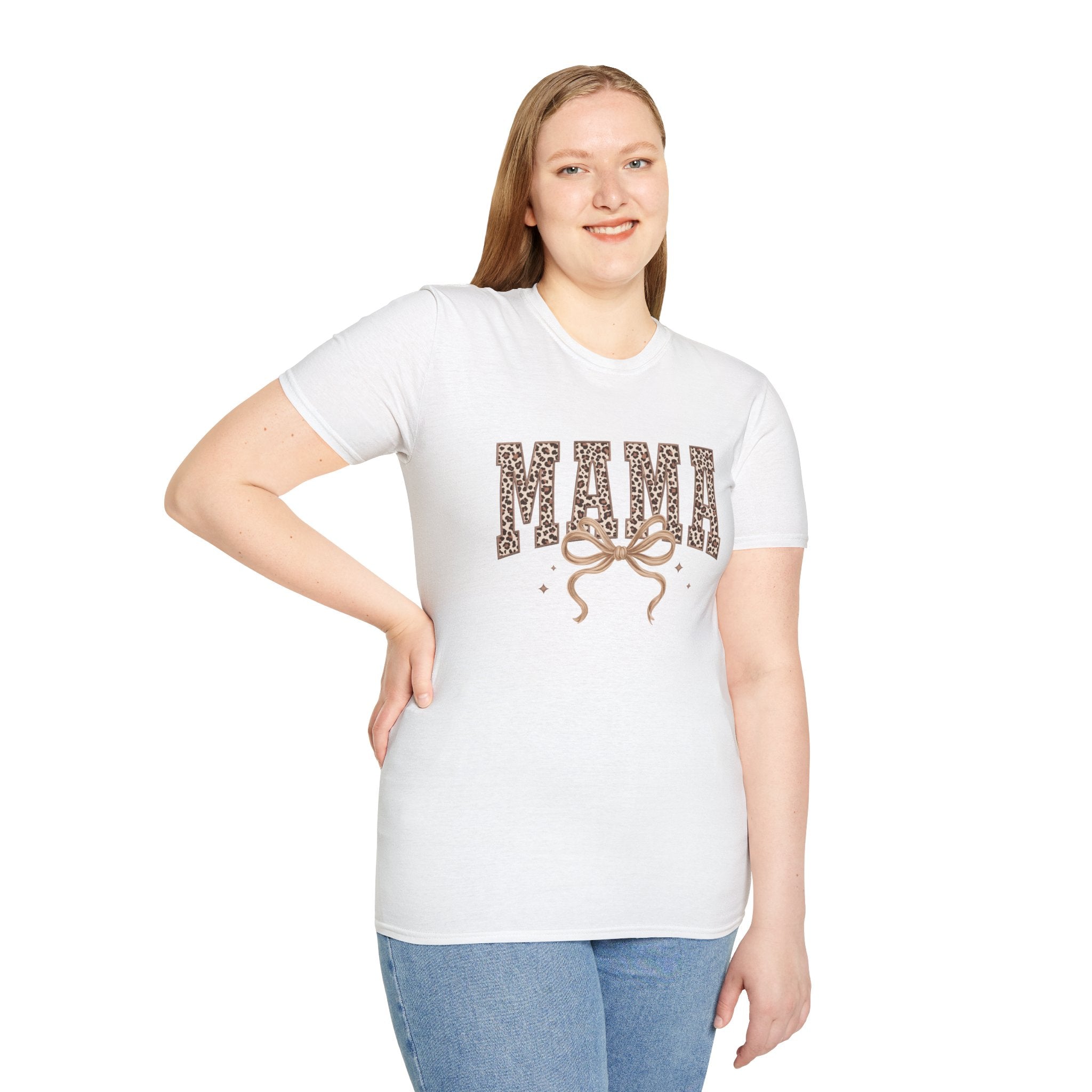 Mama Leopard Print T-Shirt