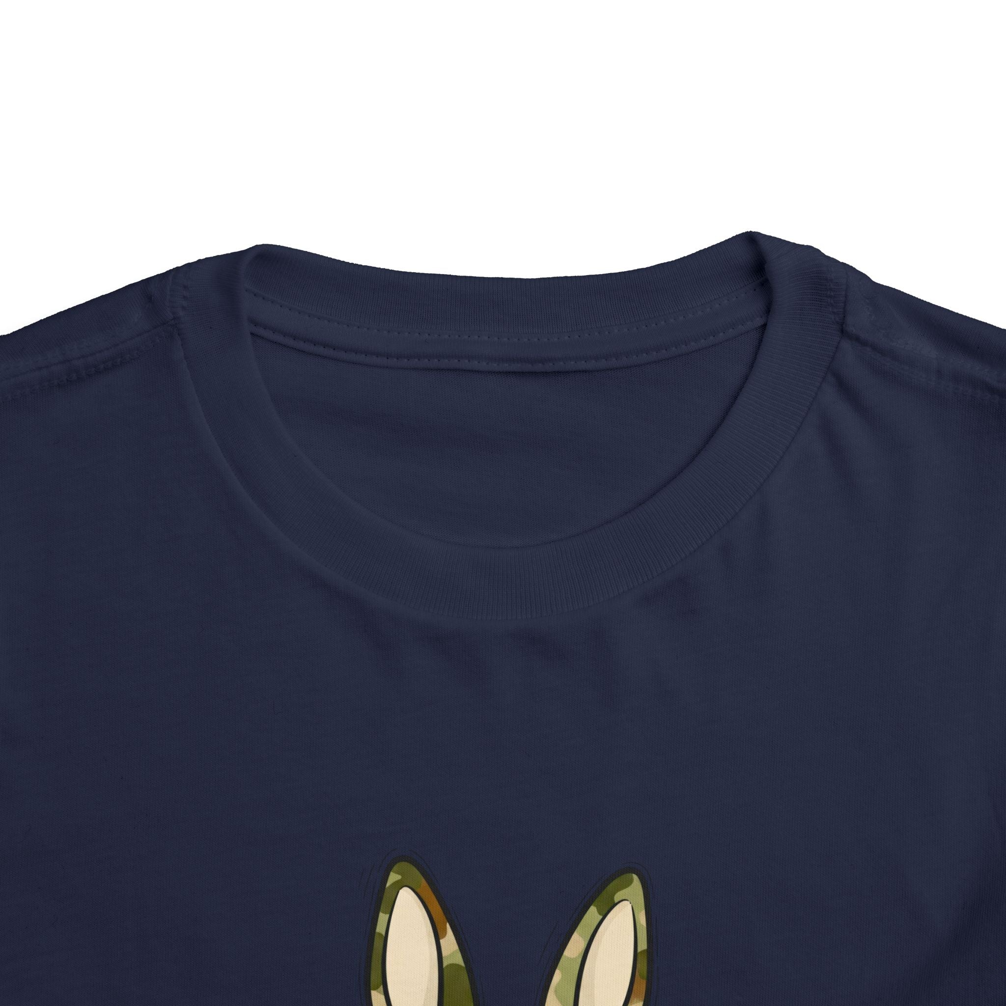 Toddler Tee — Camouflage Bunny "Egg Hunter" Easter Shirt