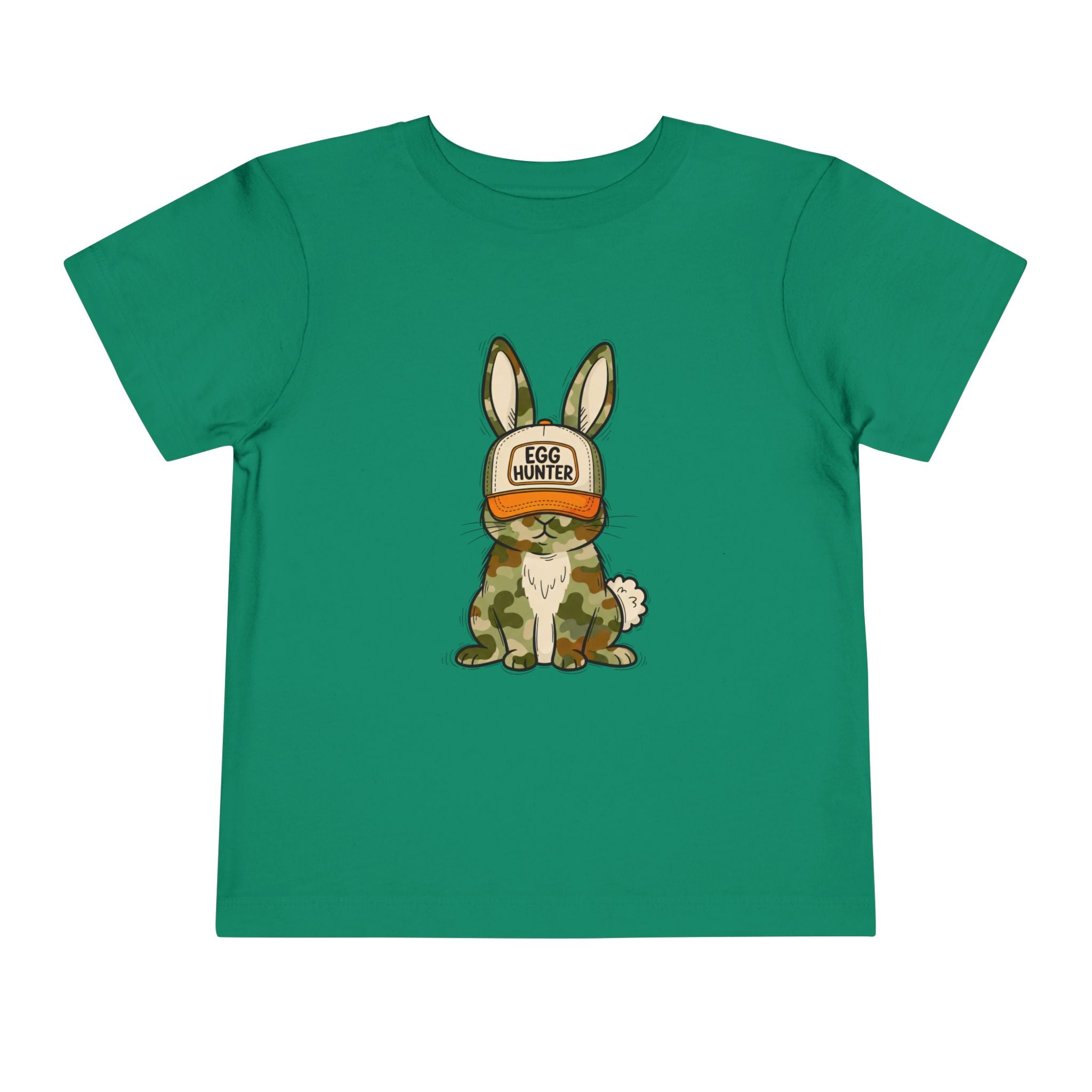 Toddler Tee — Camouflage Bunny "Egg Hunter" Easter Shirt