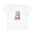 Toddler Tee — Colorful Bunny Bubble Gum Graphic
