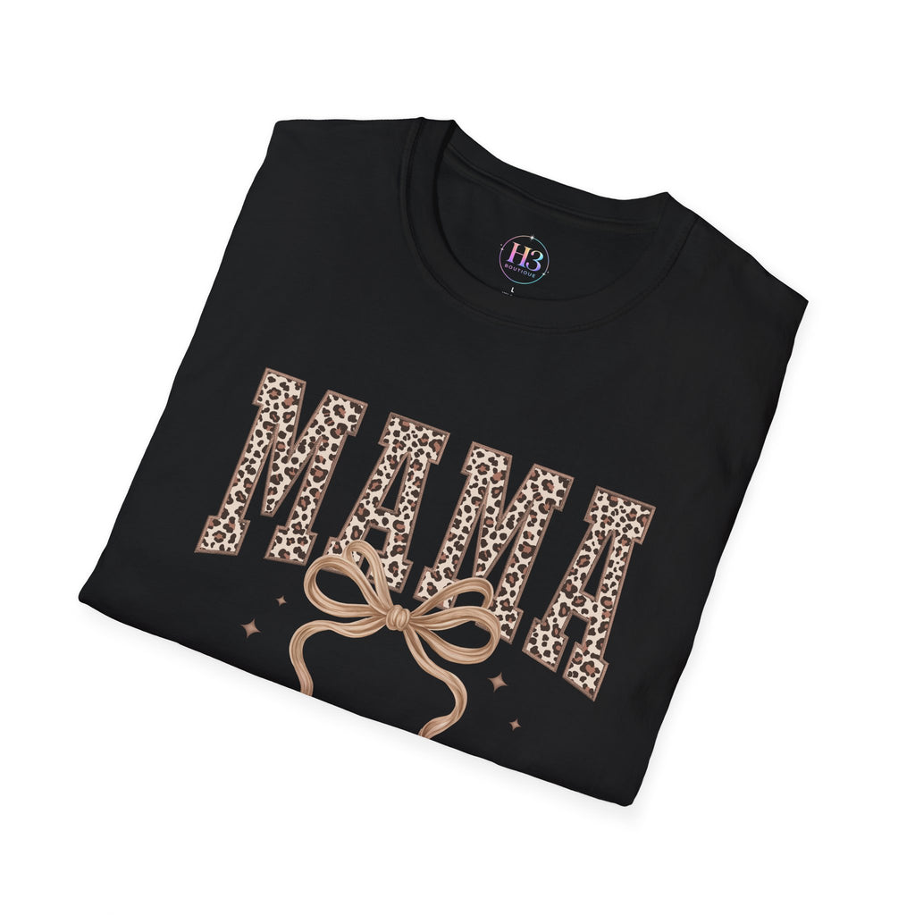 Mama Leopard Print T-Shirt