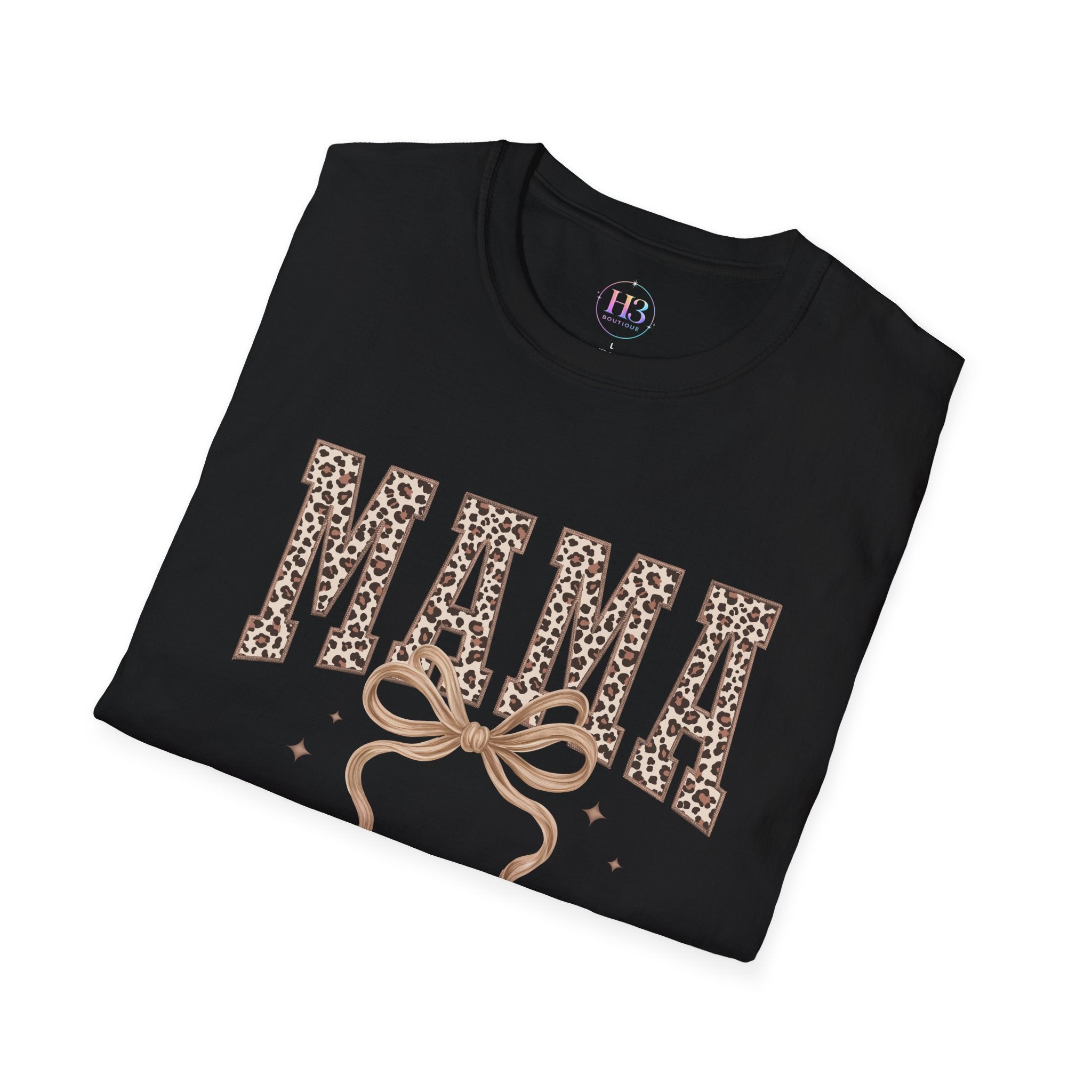 Mama Leopard Print T-Shirt