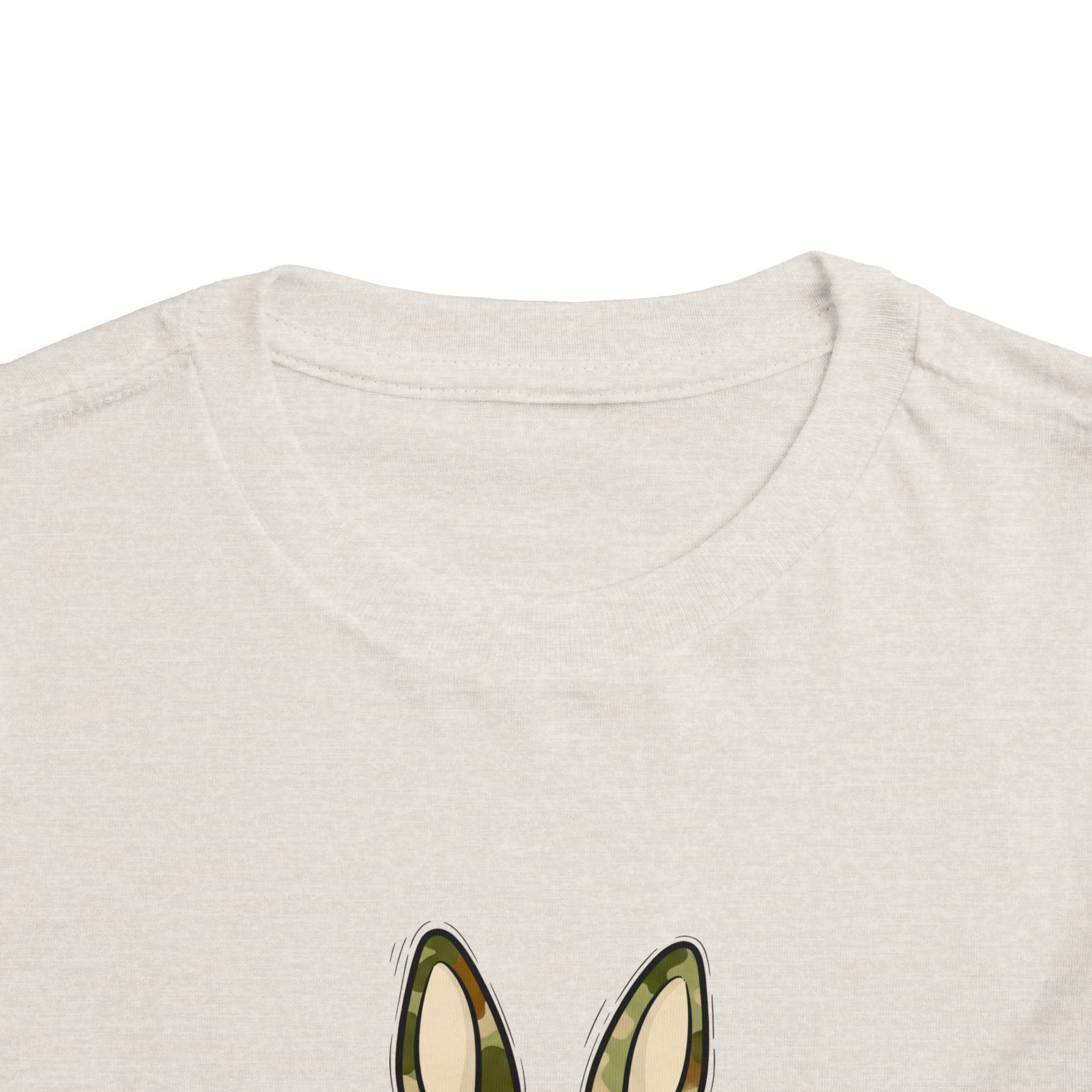 Toddler Tee — Camouflage Bunny "Egg Hunter" Easter Shirt